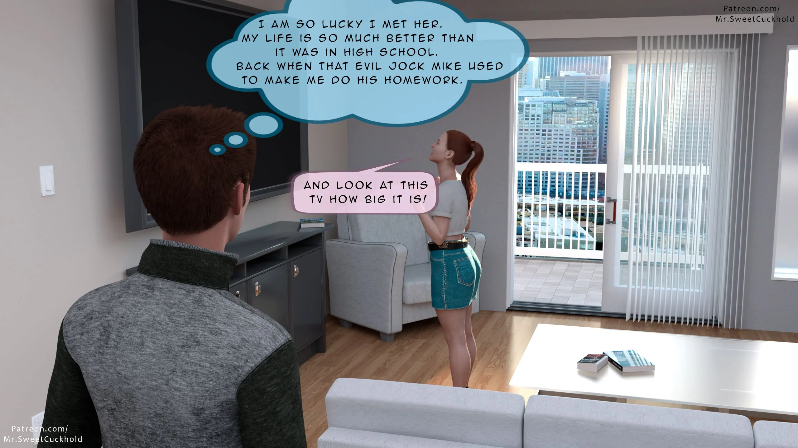 Much bigger than my boyfriend [Mr.SweetCuckhold] - Chapter 1 — Page 7