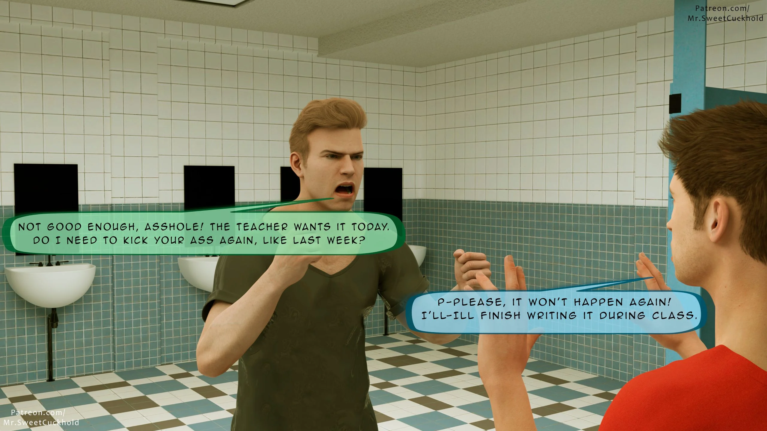 Much bigger than my boyfriend [Mr.SweetCuckhold] - Chapter 1 — Page 9