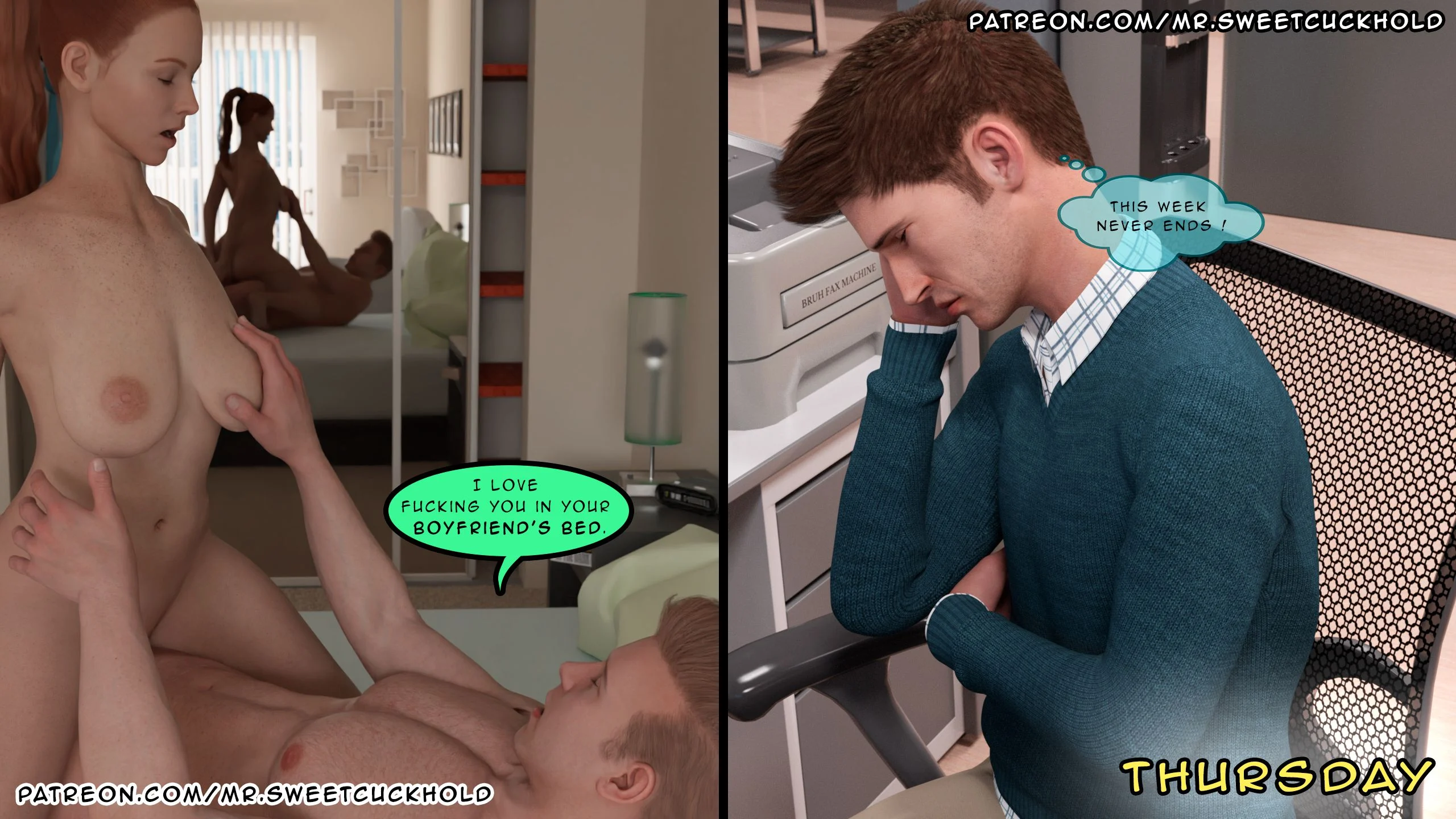 Much bigger than my boyfriend [Mr.SweetCuckhold] - Chapter 3 — Page 105