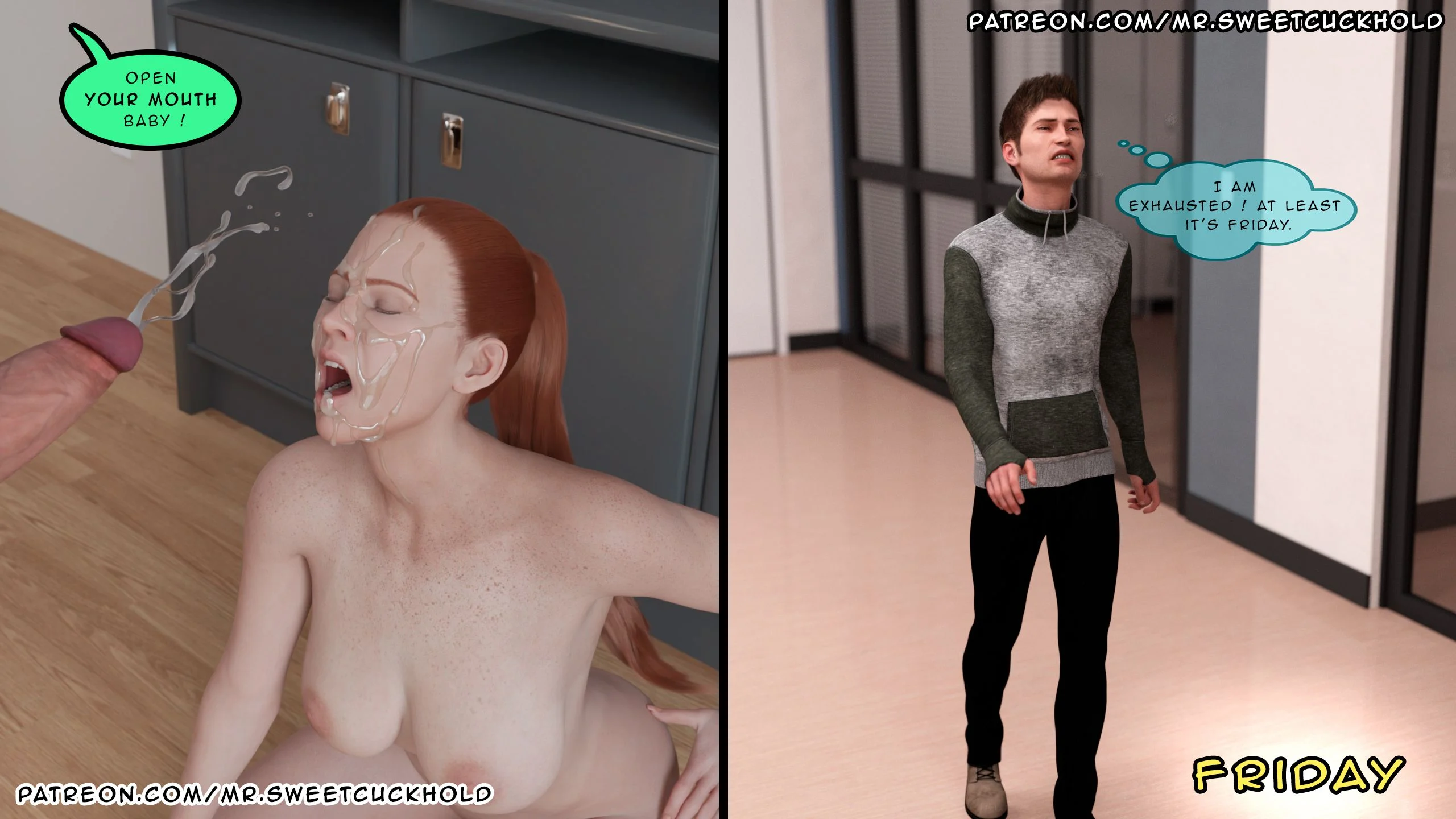 Much bigger than my boyfriend [Mr.SweetCuckhold] - Chapter 3 — Page 106