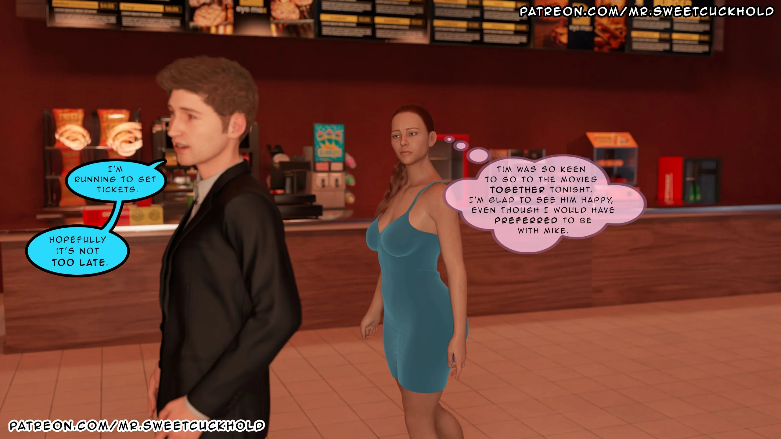 Much bigger than my boyfriend [Mr.SweetCuckhold] - Chapter 3 — Page 113