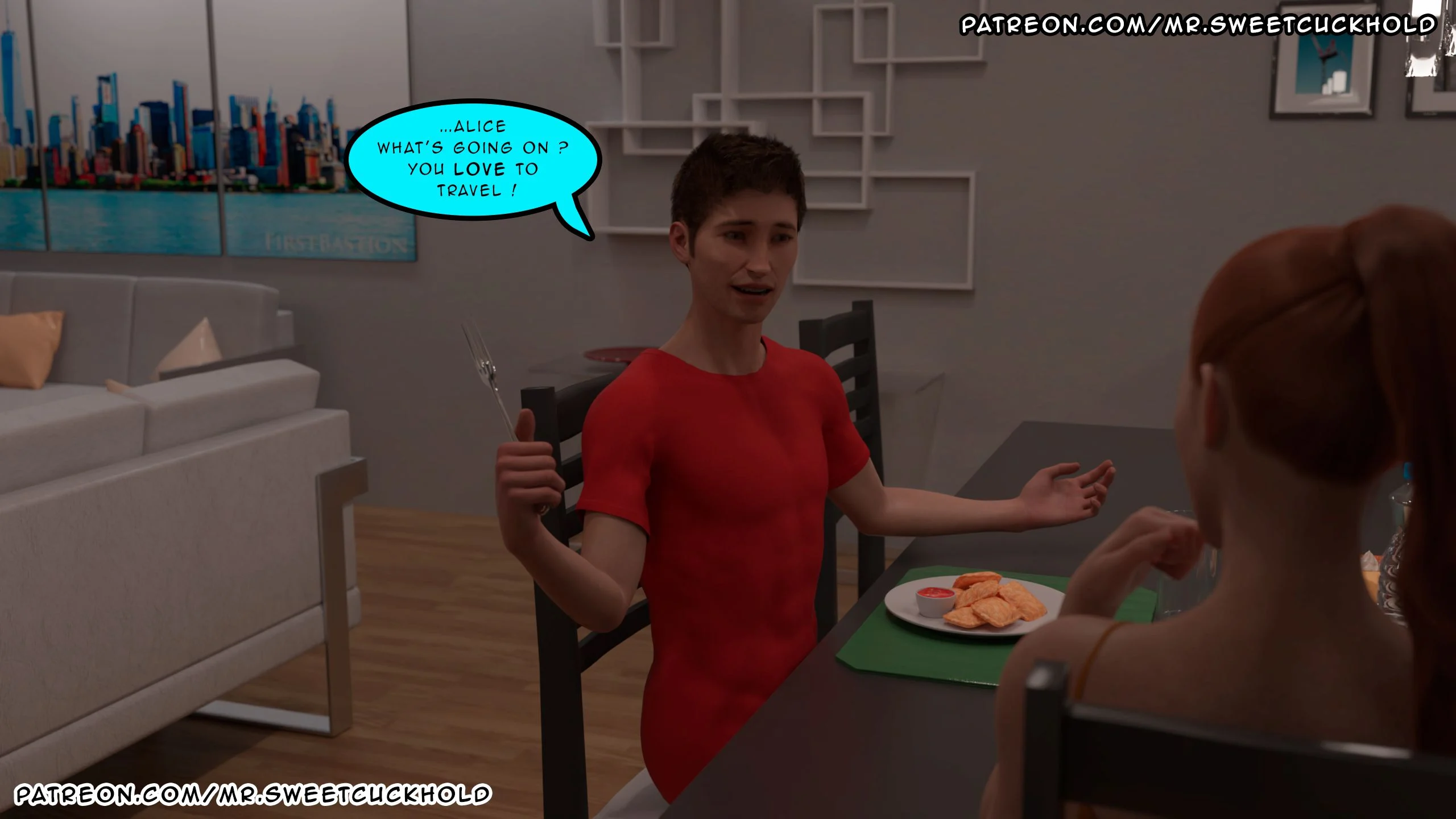 Much bigger than my boyfriend [Mr.SweetCuckhold] - Chapter 3 — Page 4