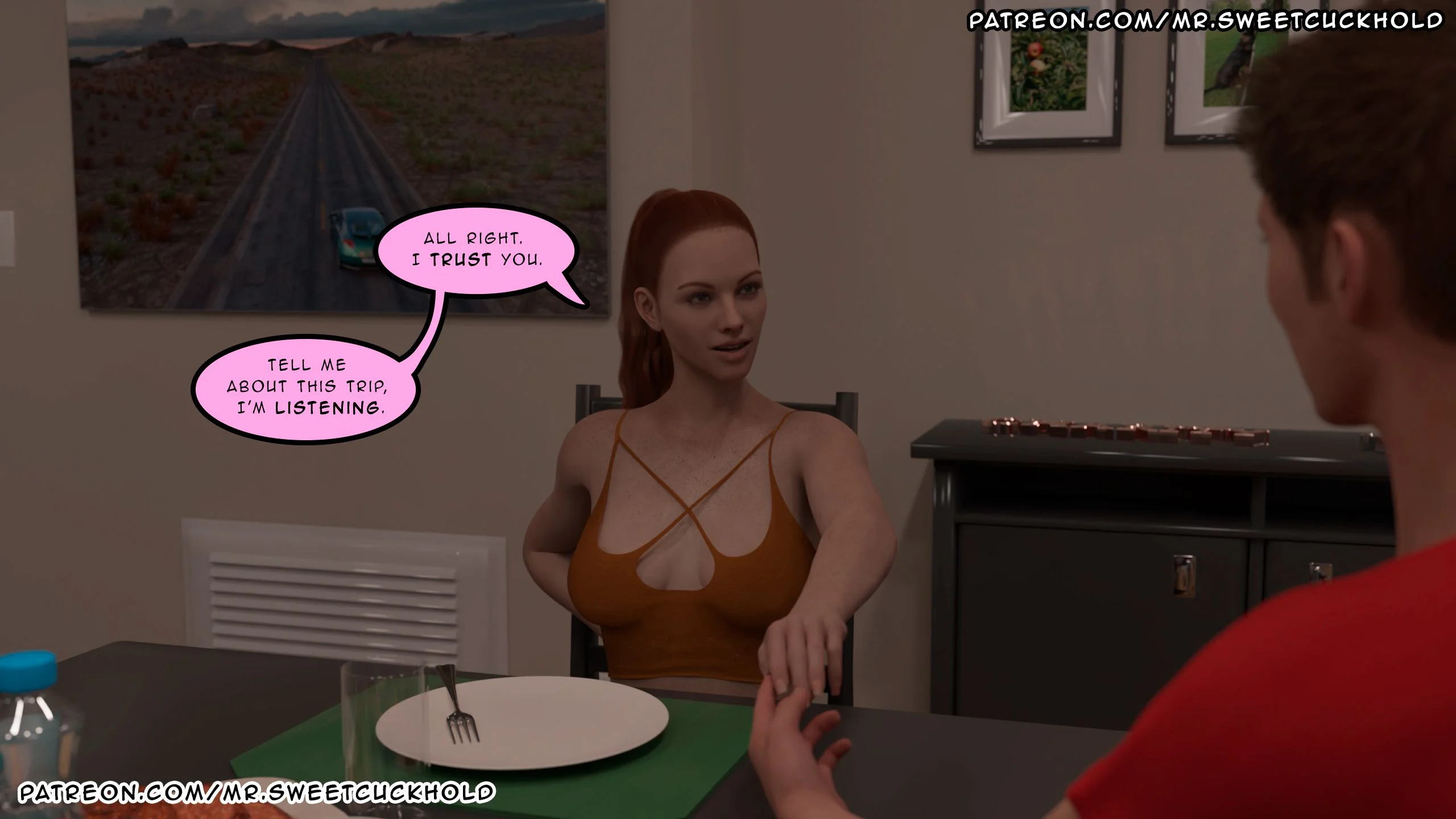 Much bigger than my boyfriend [Mr.SweetCuckhold] - Chapter 3 — Page 7