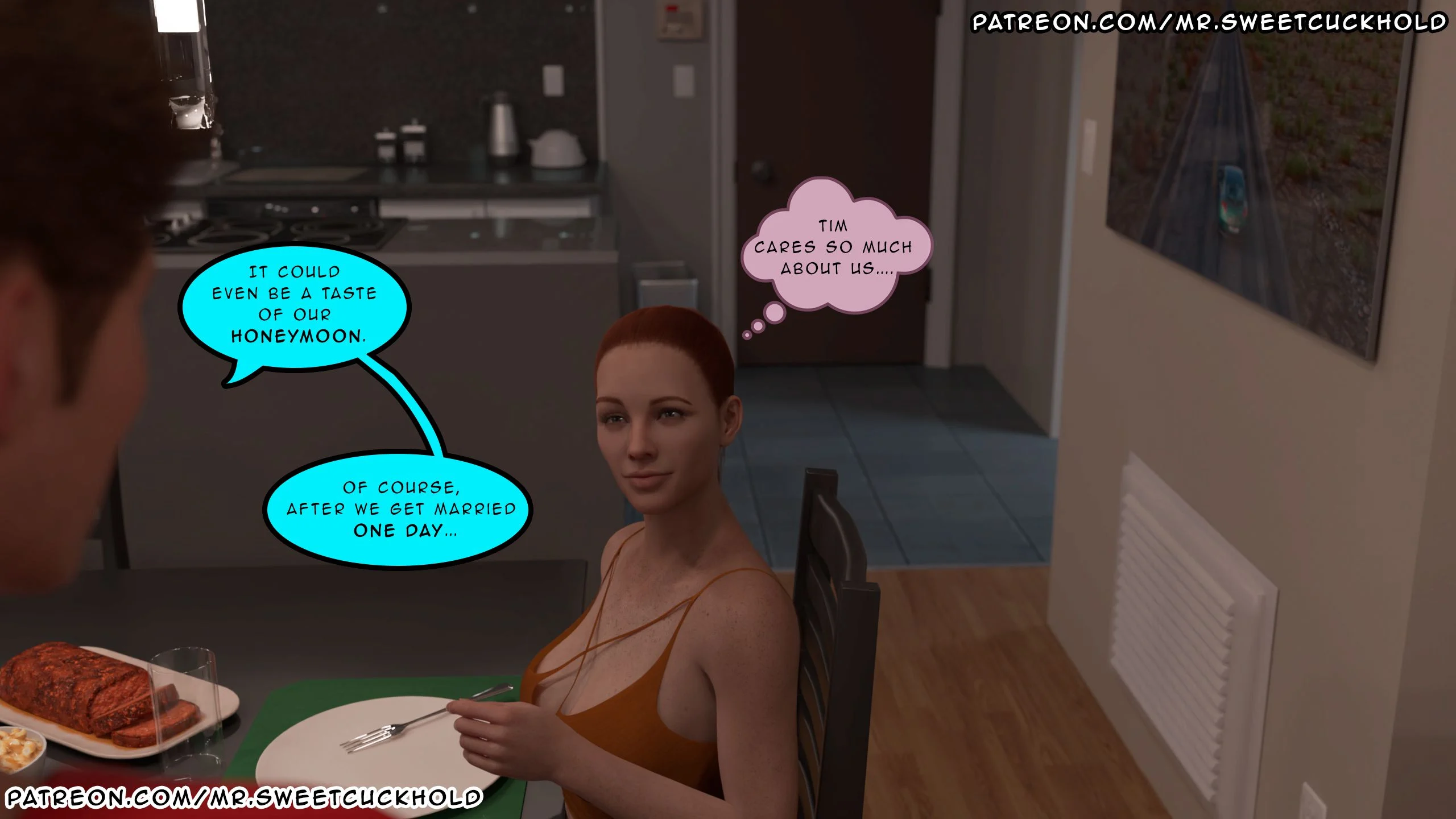 Much bigger than my boyfriend [Mr.SweetCuckhold] - Chapter 3 — Page 9