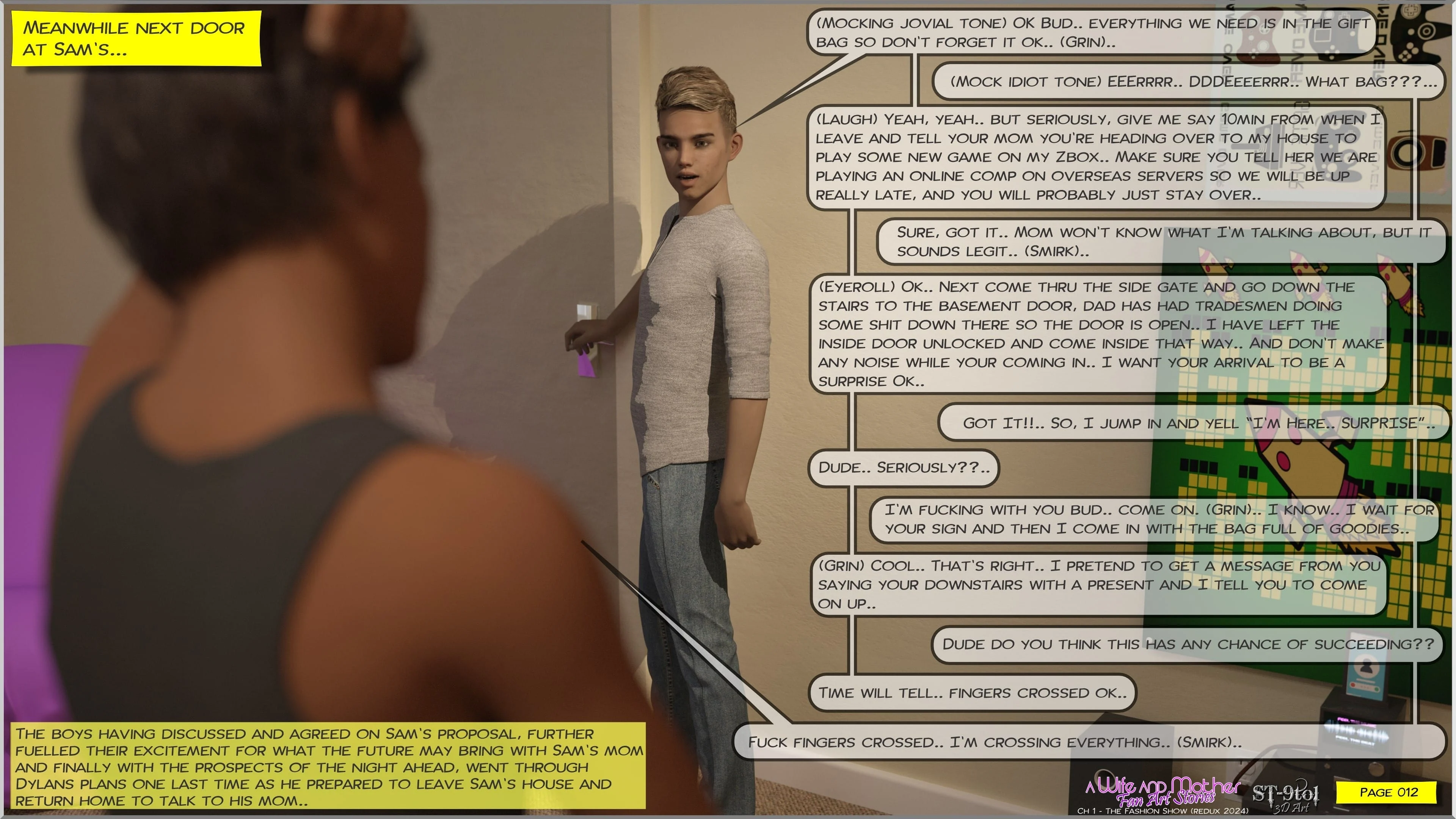 Fan Art Stories [ST-9Pol | ST9to1] - Chapter 1.1 — Page 14