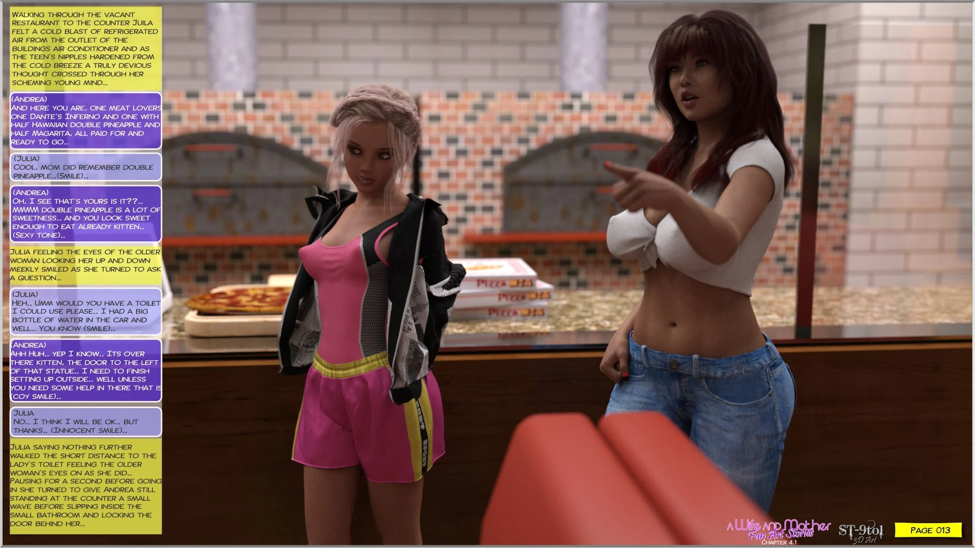 Fan Art Stories [ST-9Pol | ST9to1] - Chapter 4.1 — Page 13