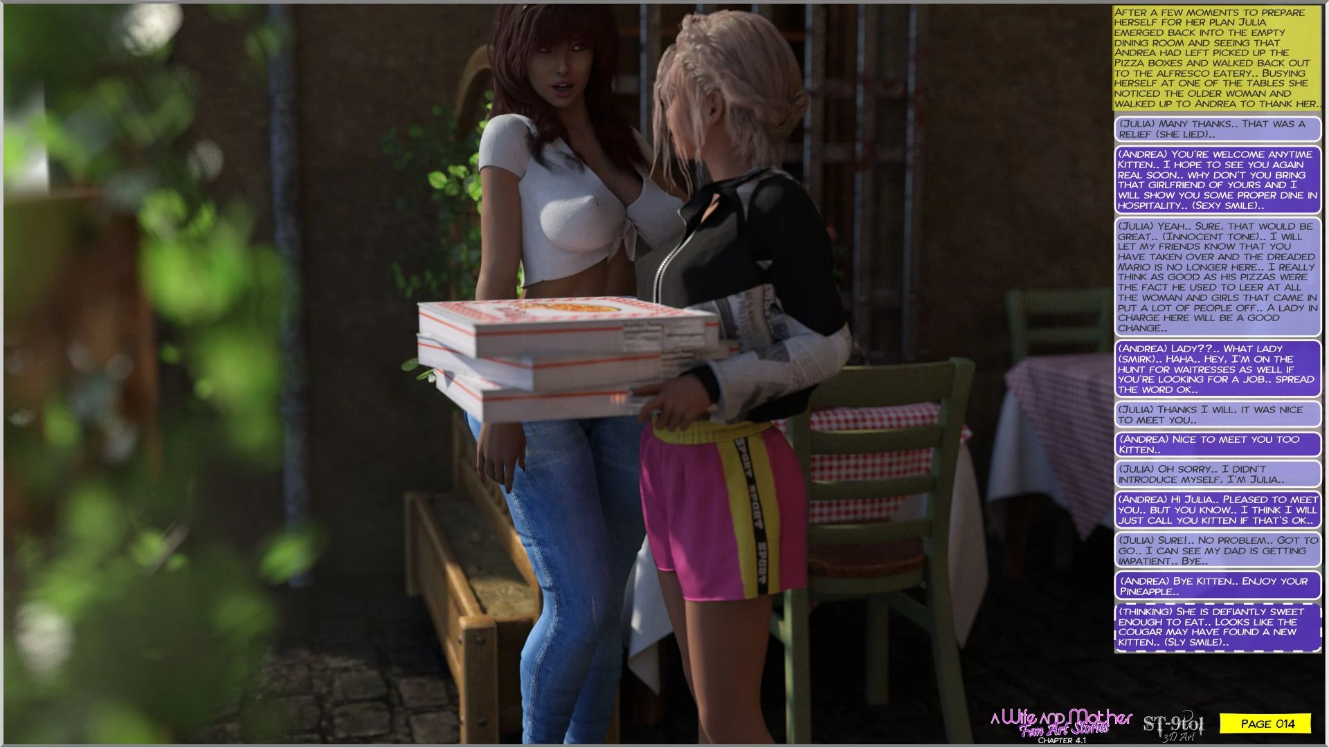 Fan Art Stories [ST-9Pol | ST9to1] - Chapter 4.1 — Page 14