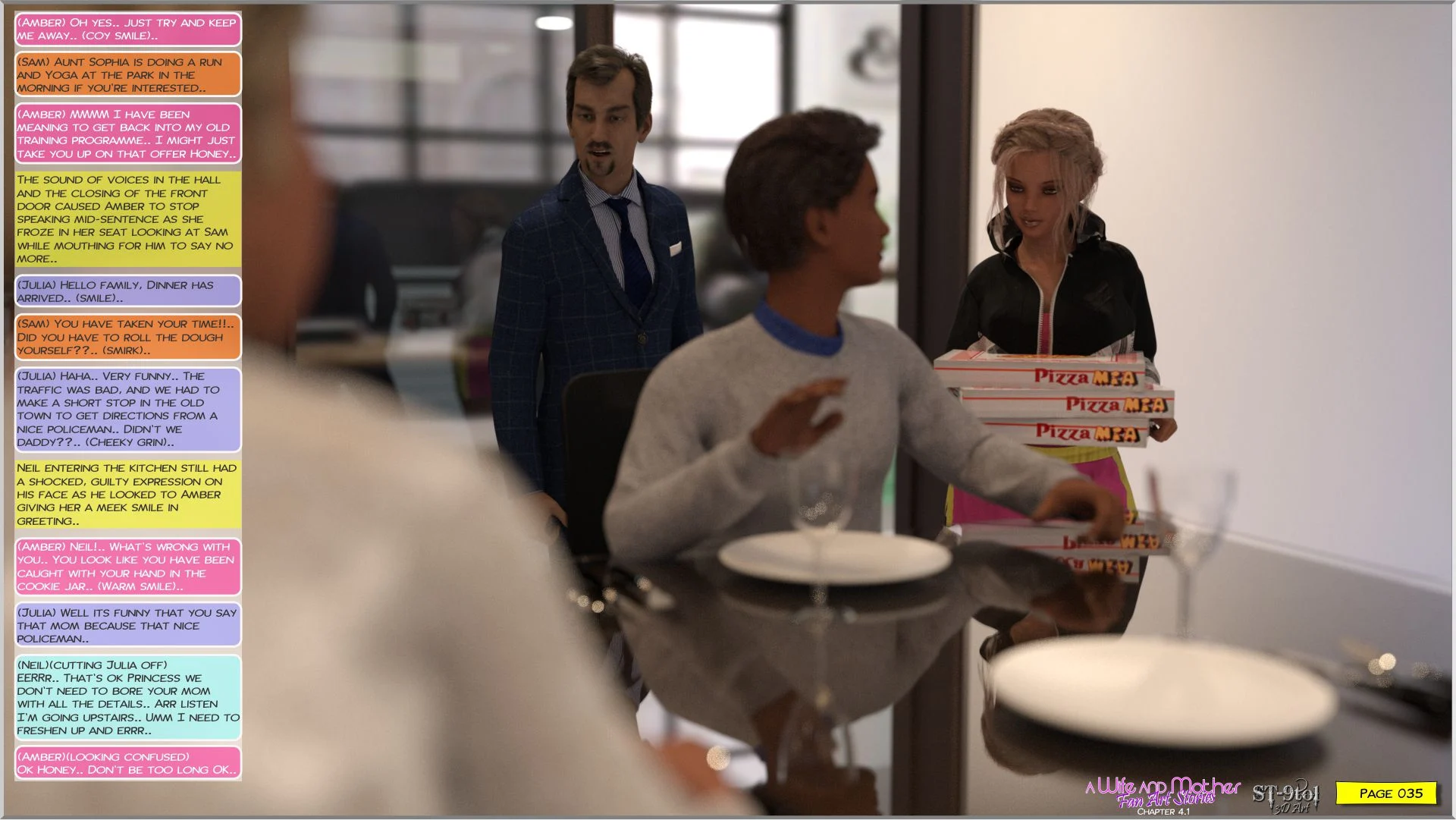 Fan Art Stories [ST-9Pol | ST9to1] - Chapter 4.1 — Page 35