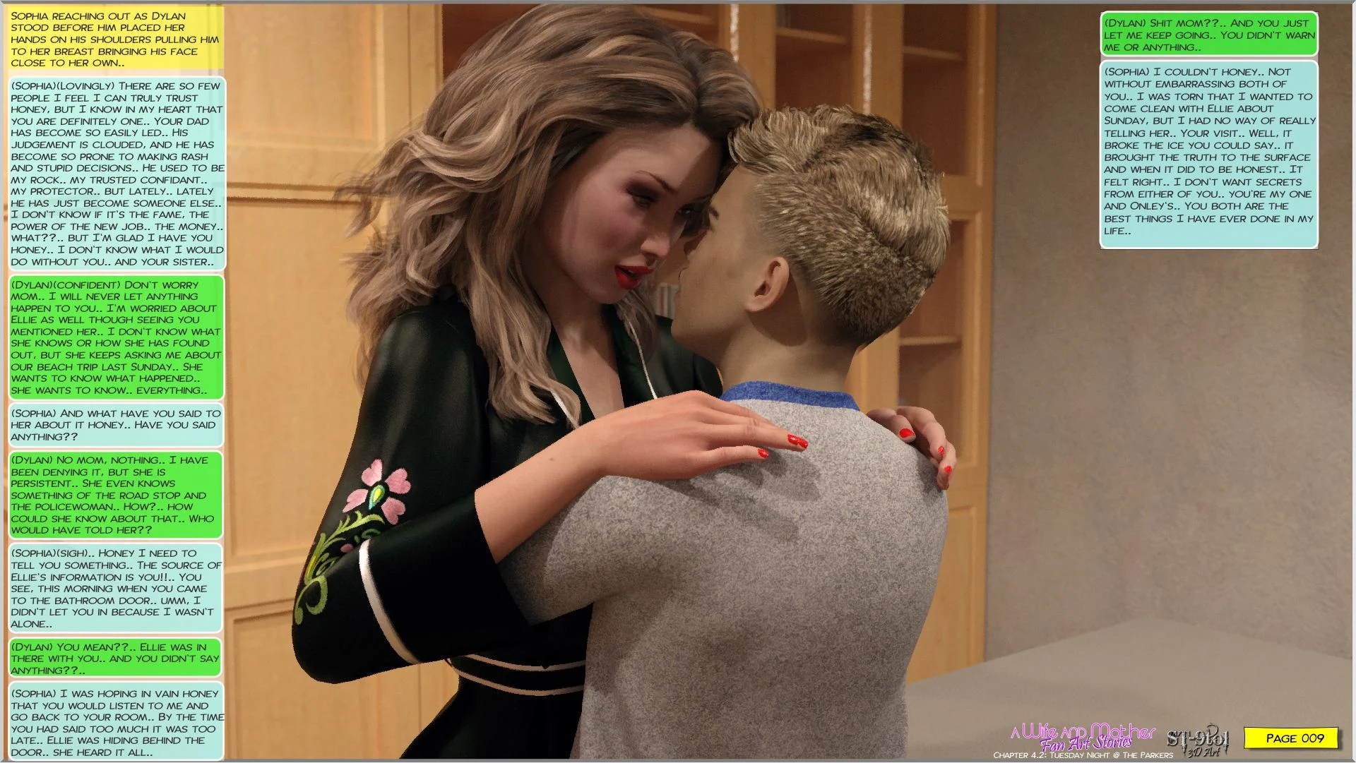 Fan Art Stories [ST-9Pol | ST9to1] - Chapter 4.2 — Page 9