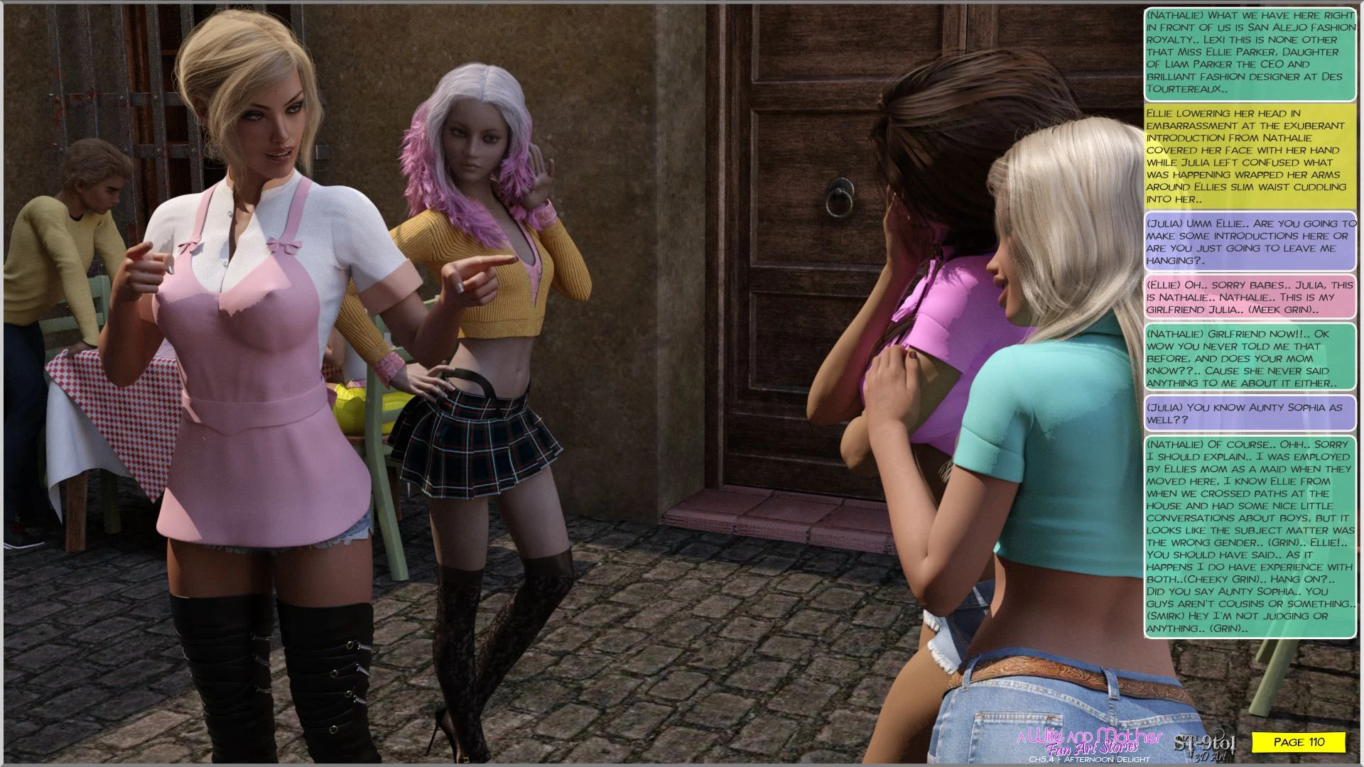 Fan Art Stories [ST-9Pol | ST9to1] - Chapter 5.4 — Page 110