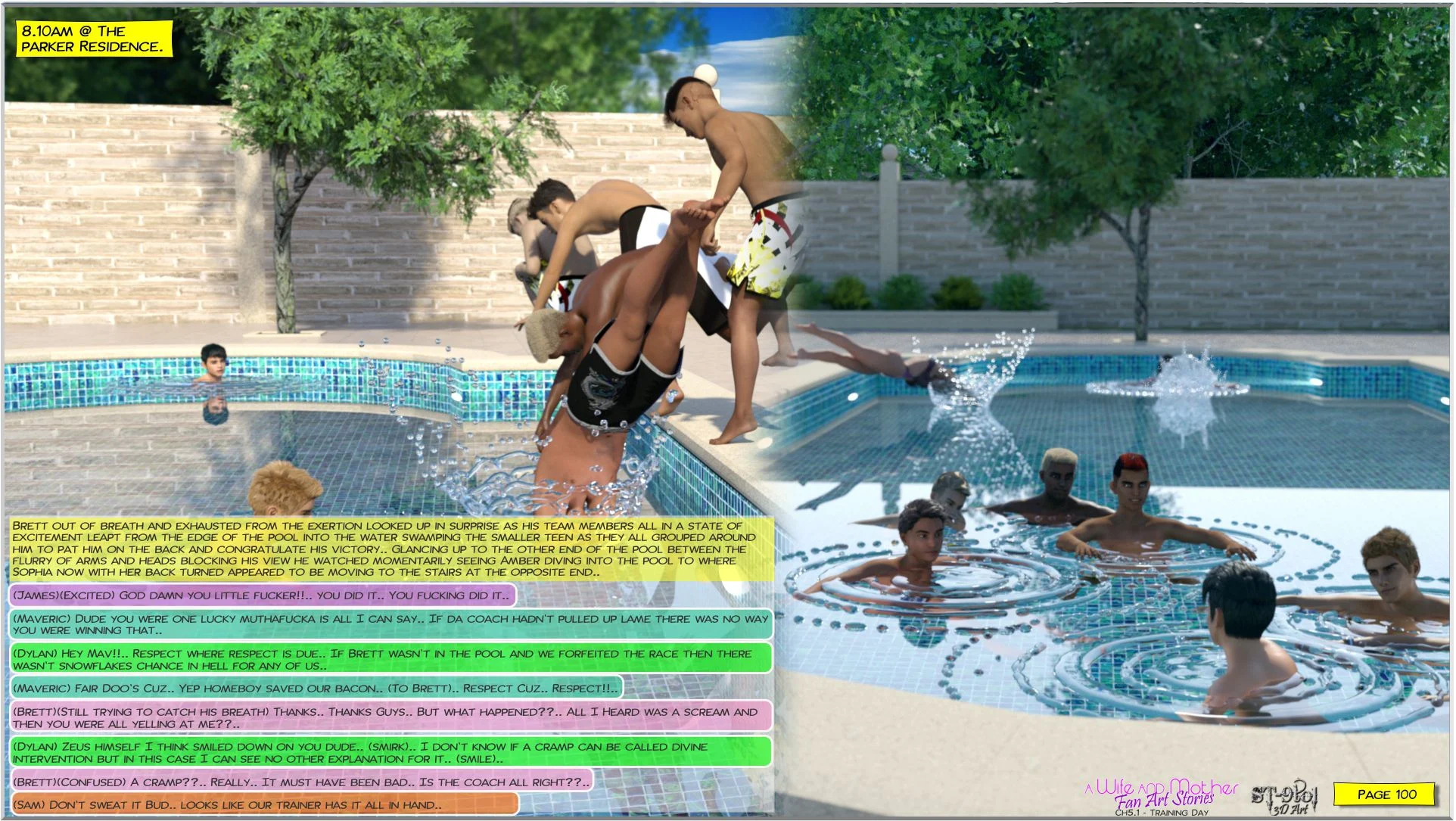 Fan Art Stories [ST-9Pol | ST9to1] - Chapter 5.1 — Page 100