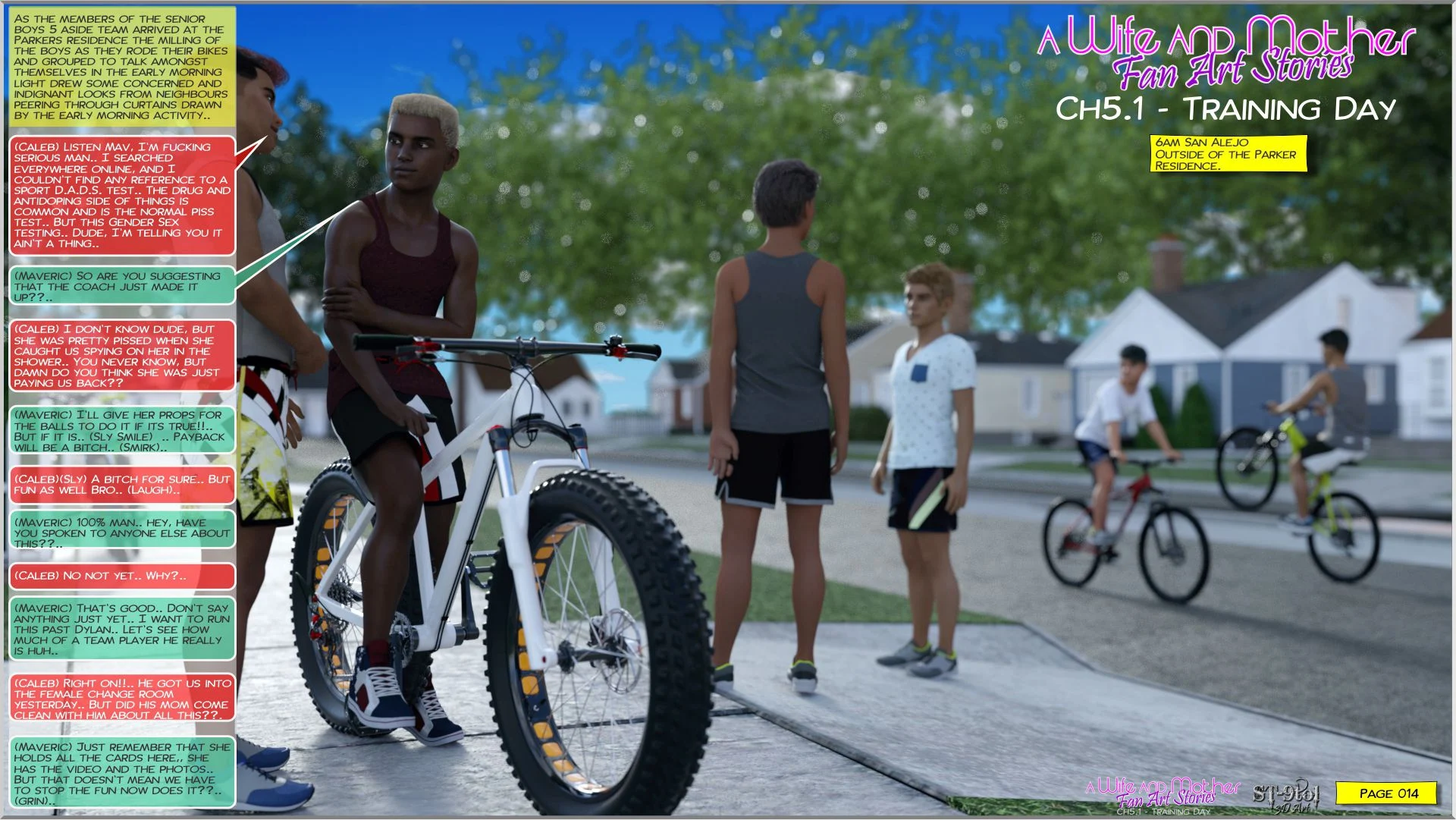 Fan Art Stories [ST-9Pol | ST9to1] - Chapter 5.1 — Page 14