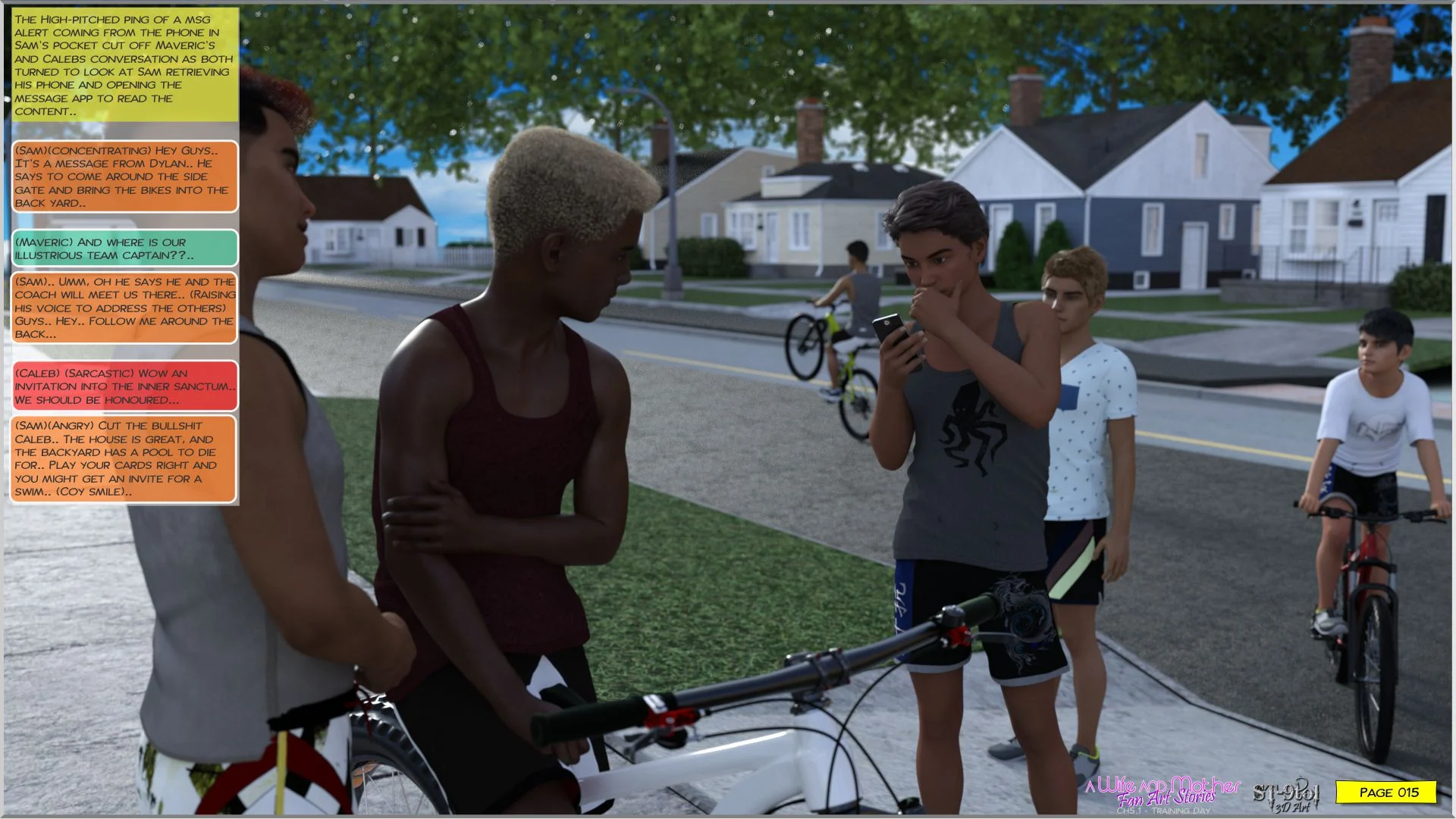 Fan Art Stories [ST-9Pol | ST9to1] - Chapter 5.1 — Page 15