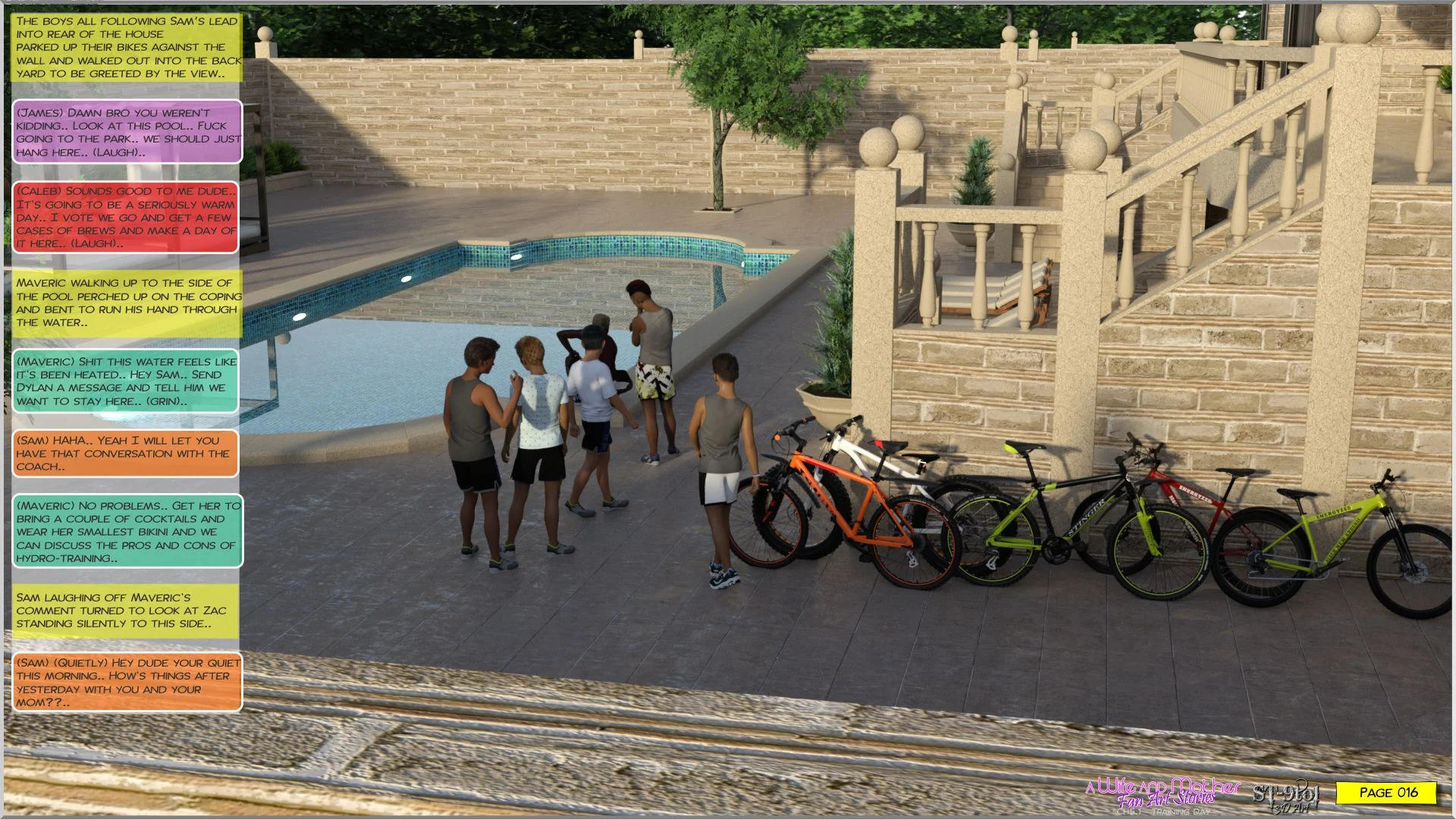 Fan Art Stories [ST-9Pol | ST9to1] - Chapter 5.1 — Page 16