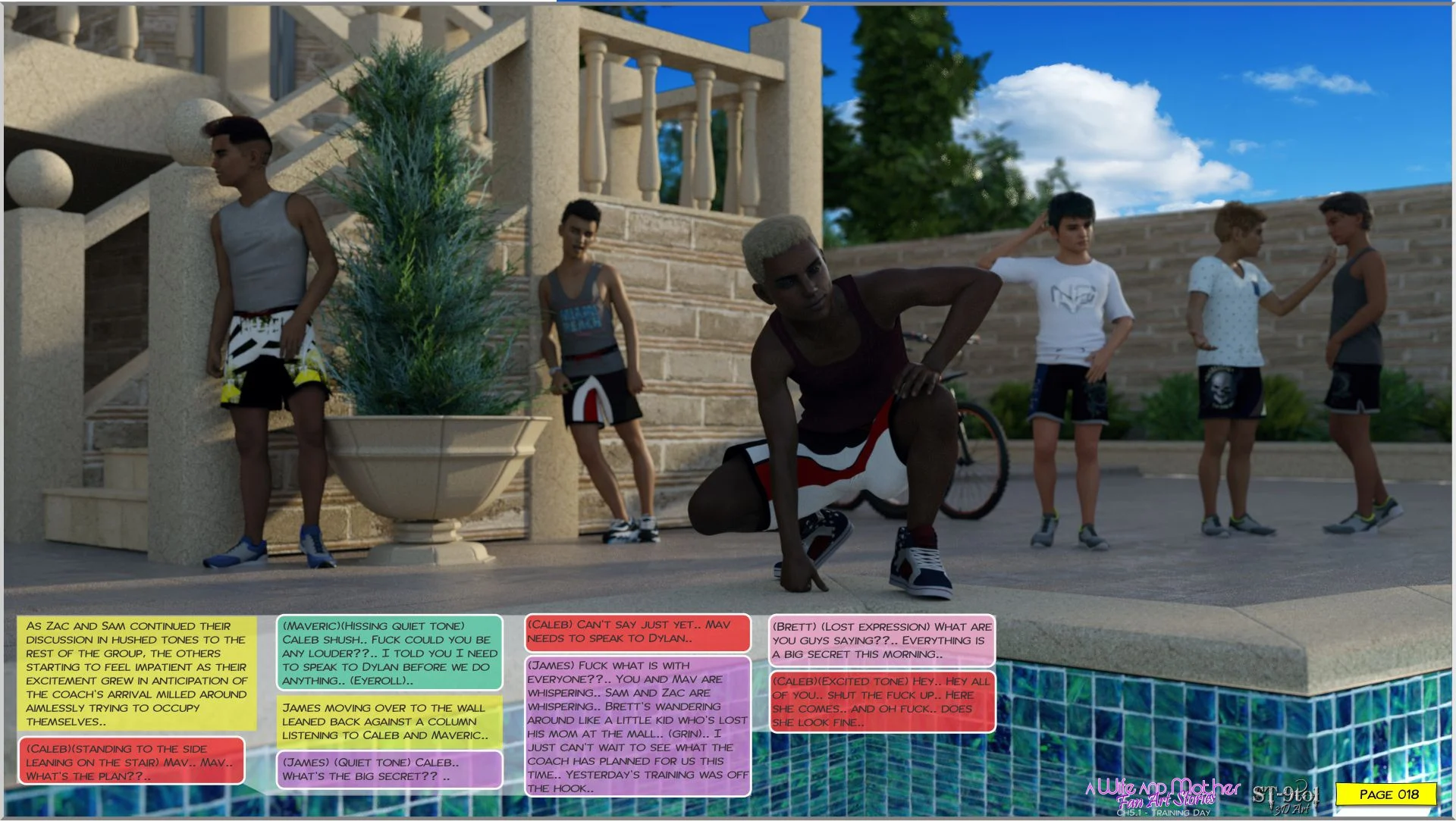 Fan Art Stories [ST-9Pol | ST9to1] - Chapter 5.1 — Page 18