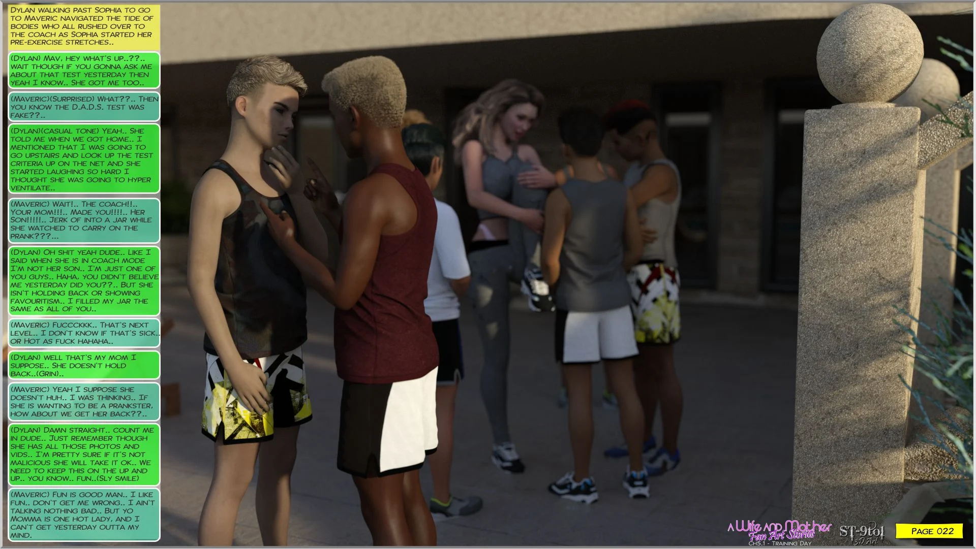 Fan Art Stories [ST-9Pol | ST9to1] - Chapter 5.1 — Page 22