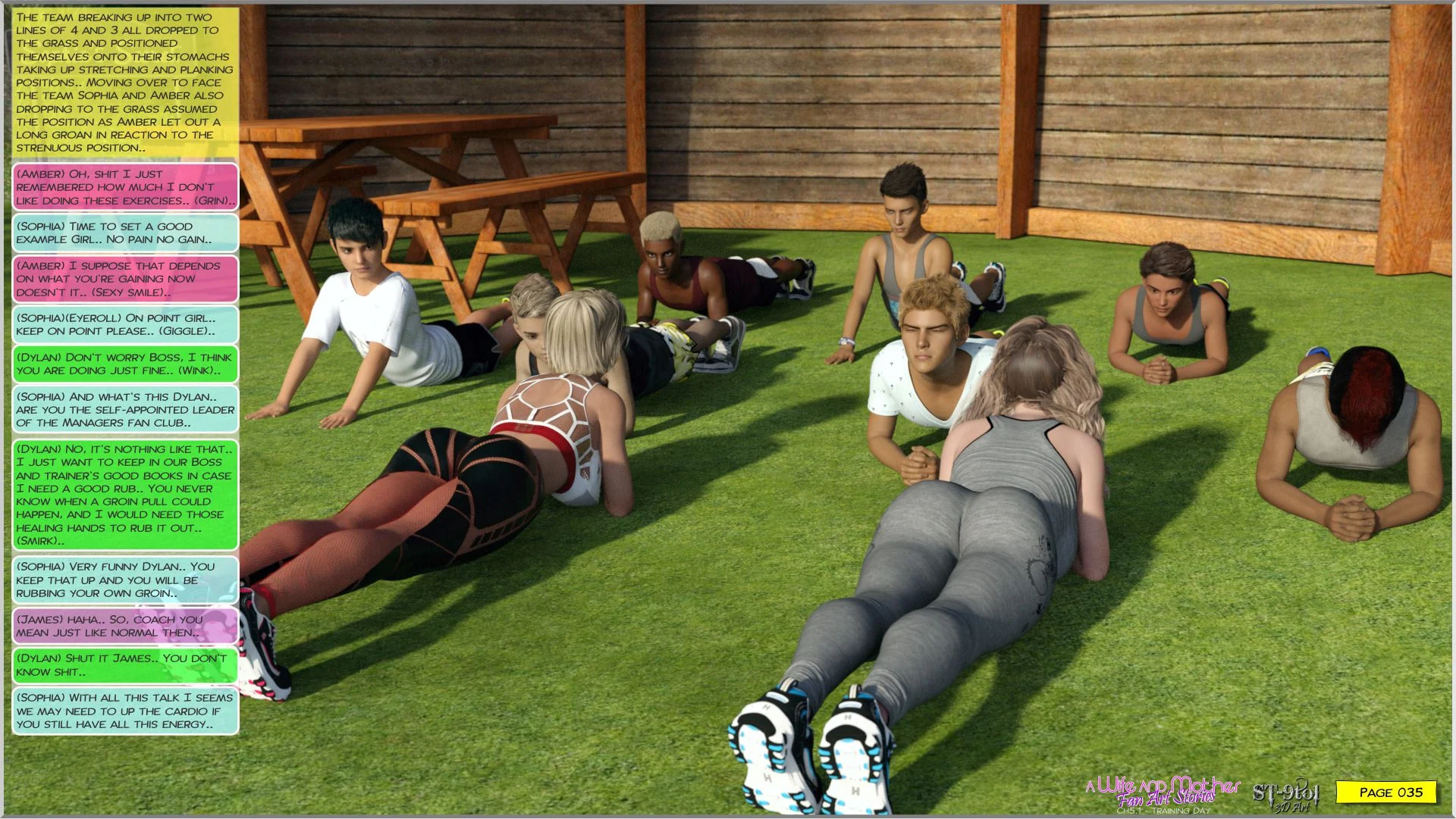 Fan Art Stories [ST-9Pol | ST9to1] - Chapter 5.1 — Page 35