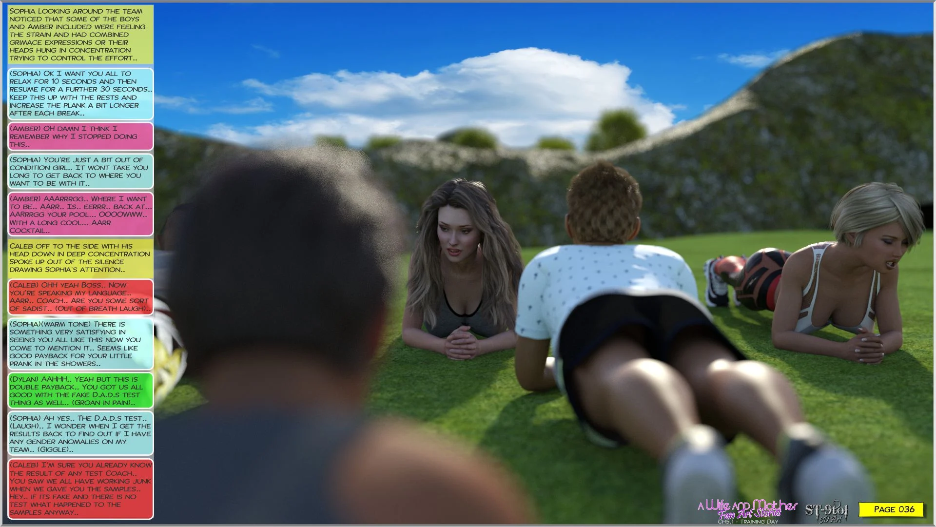 Fan Art Stories [ST-9Pol | ST9to1] - Chapter 5.1 — Page 36