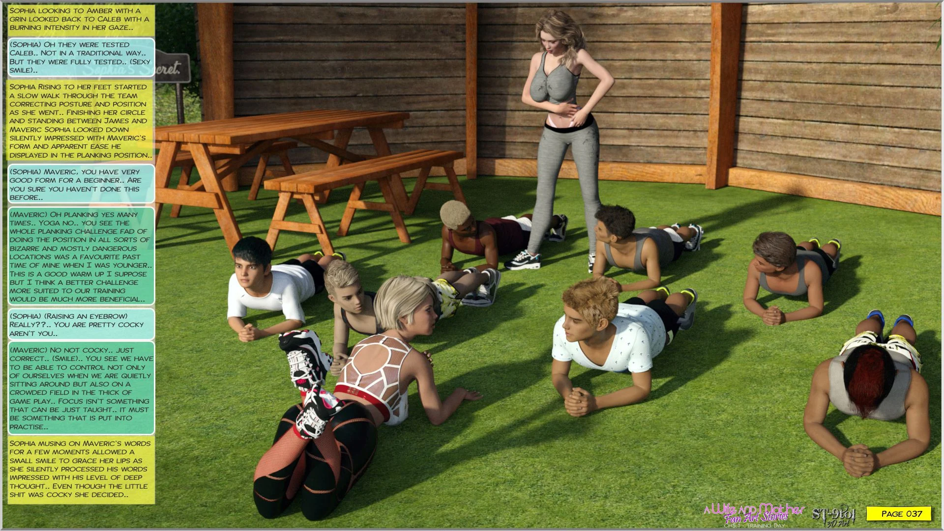 Fan Art Stories [ST-9Pol | ST9to1] - Chapter 5.1 — Page 37