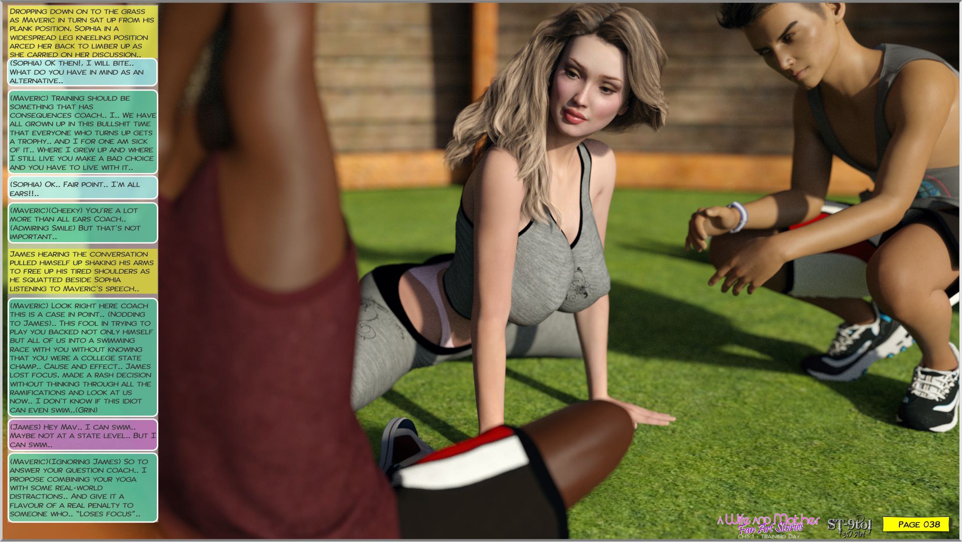 Fan Art Stories [ST-9Pol | ST9to1] - Chapter 5.1 — Page 38