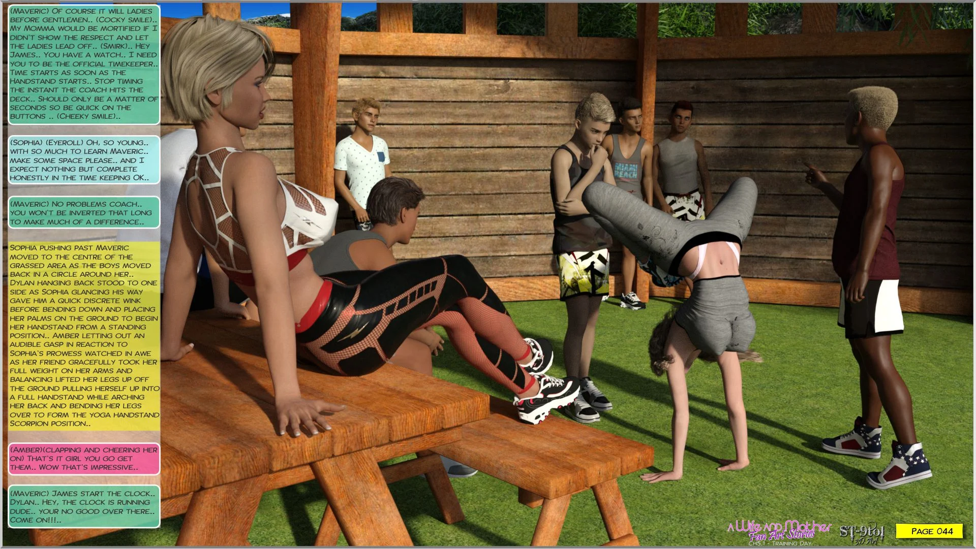 Fan Art Stories [ST-9Pol | ST9to1] - Chapter 5.1 — Page 44