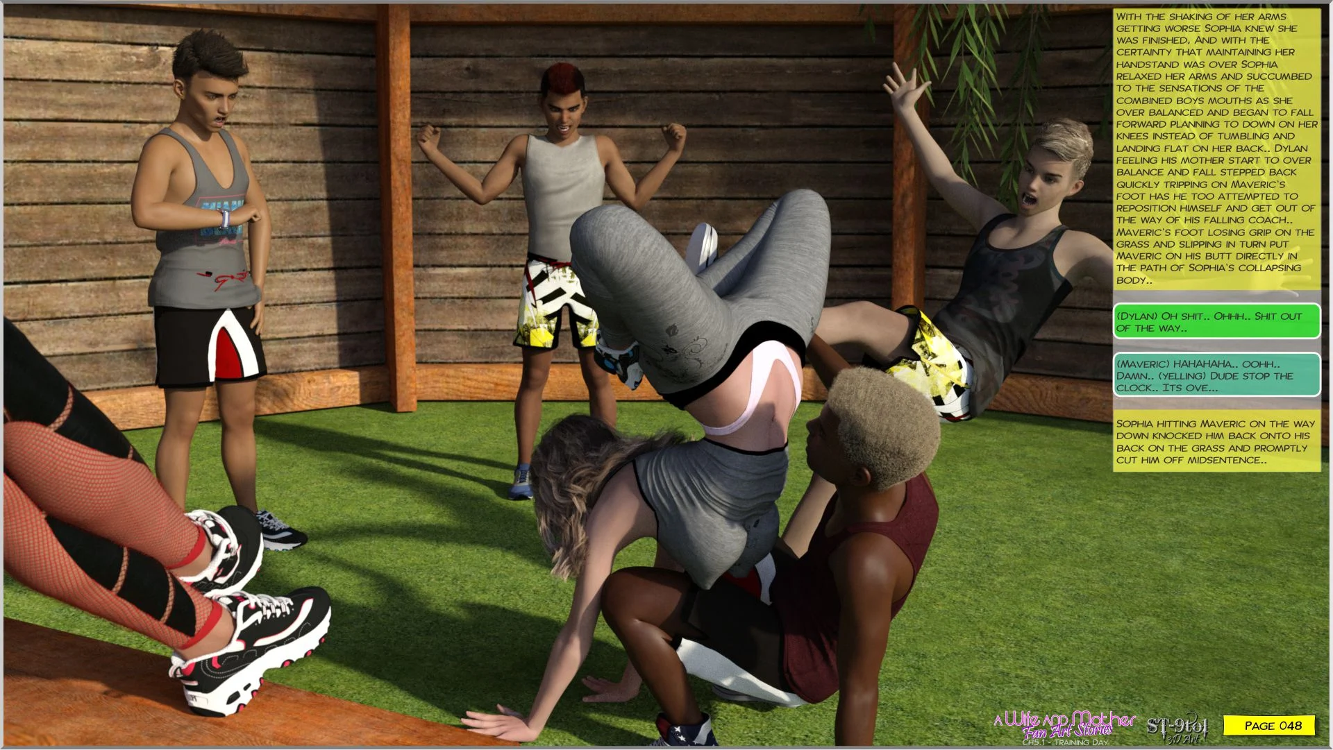 Fan Art Stories [ST-9Pol | ST9to1] - Chapter 5.1 — Page 48