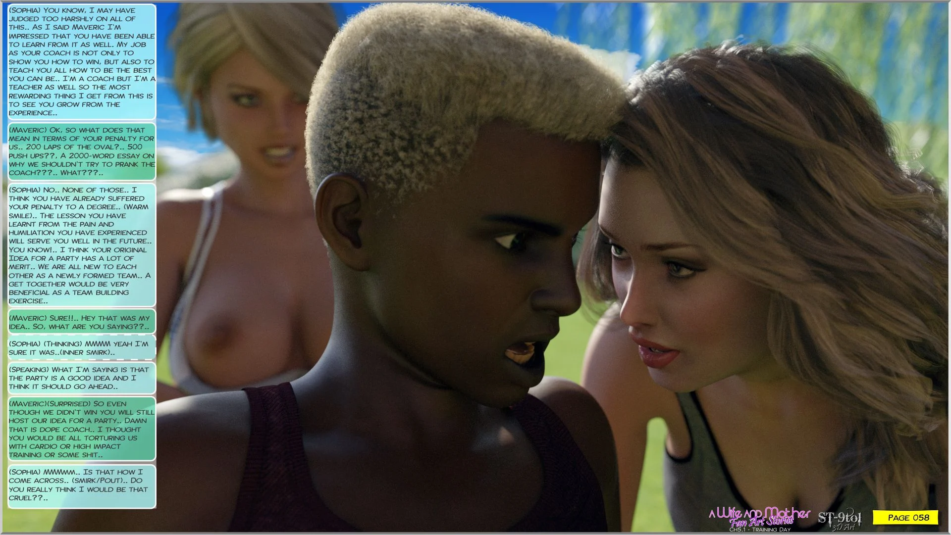 Fan Art Stories [ST-9Pol | ST9to1] - Chapter 5.1 — Page 58