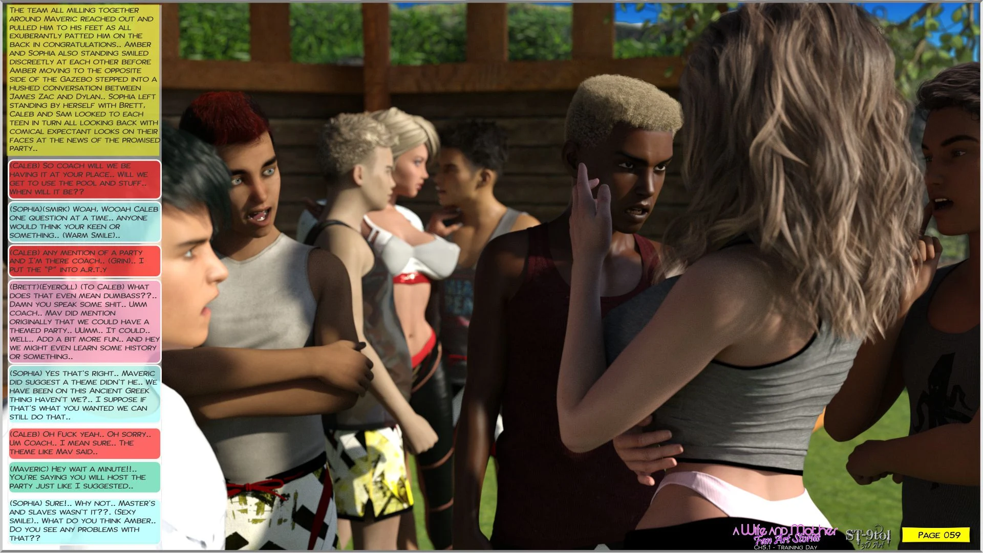 Fan Art Stories [ST-9Pol | ST9to1] - Chapter 5.1 — Page 59