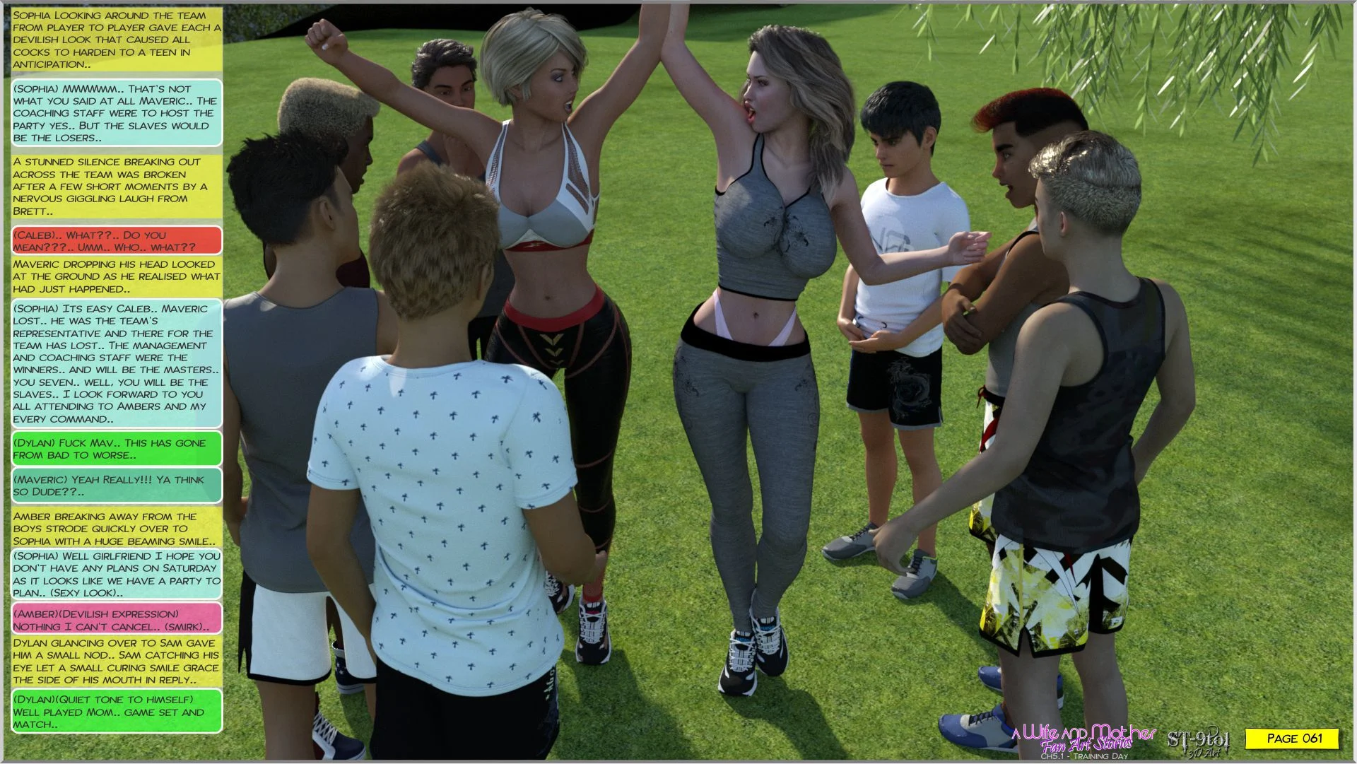 Fan Art Stories [ST-9Pol | ST9to1] - Chapter 5.1 — Page 61