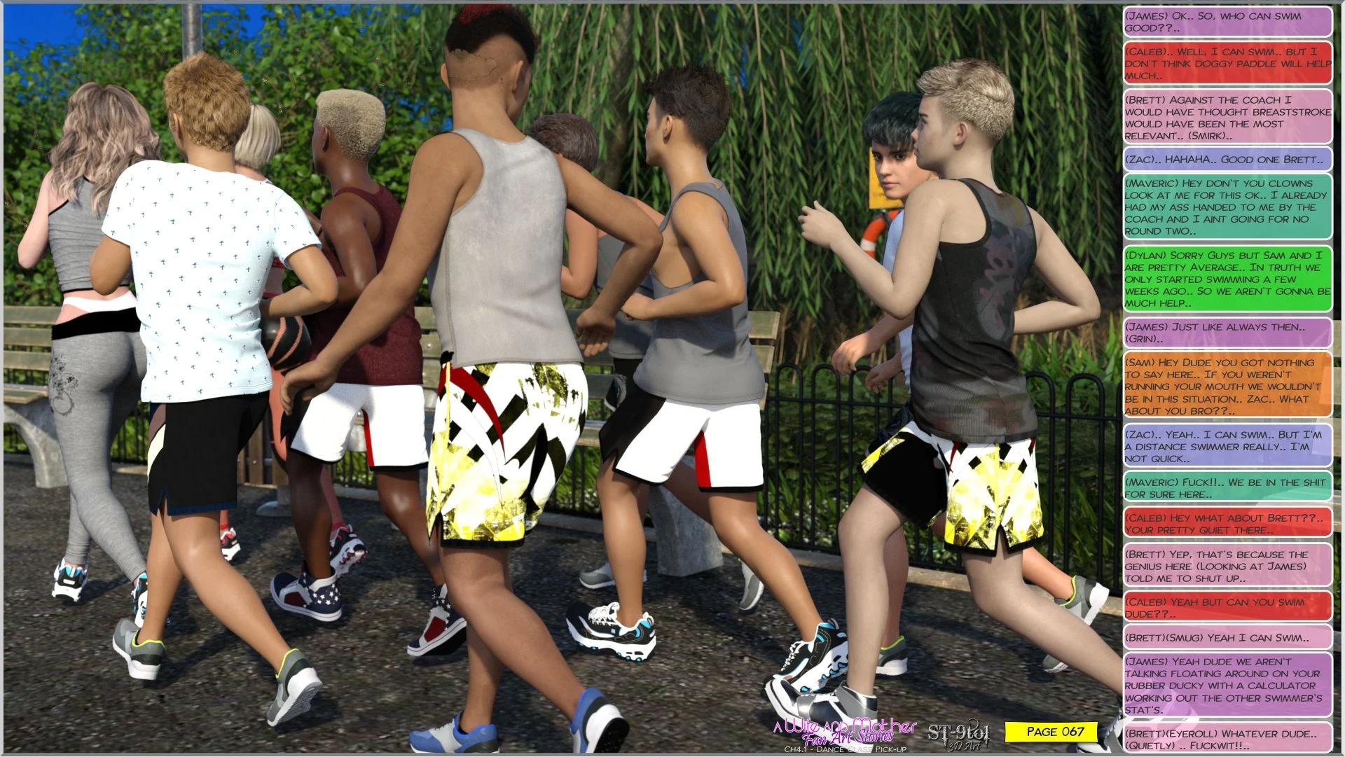 Fan Art Stories [ST-9Pol | ST9to1] - Chapter 5.1 — Page 67