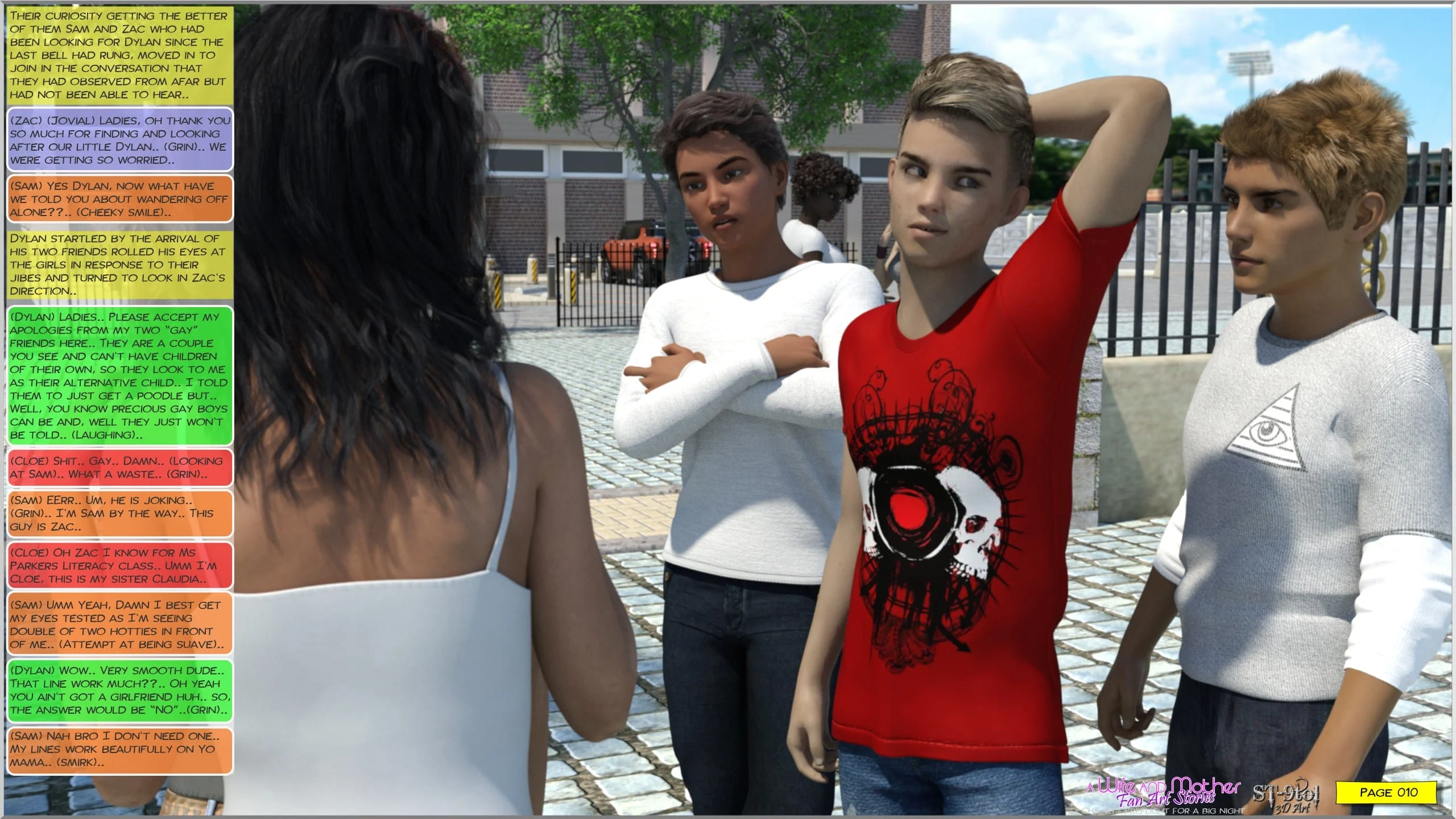 Fan Art Stories [ST-9Pol | ST9to1] - Chapter 5.4 — Page 10