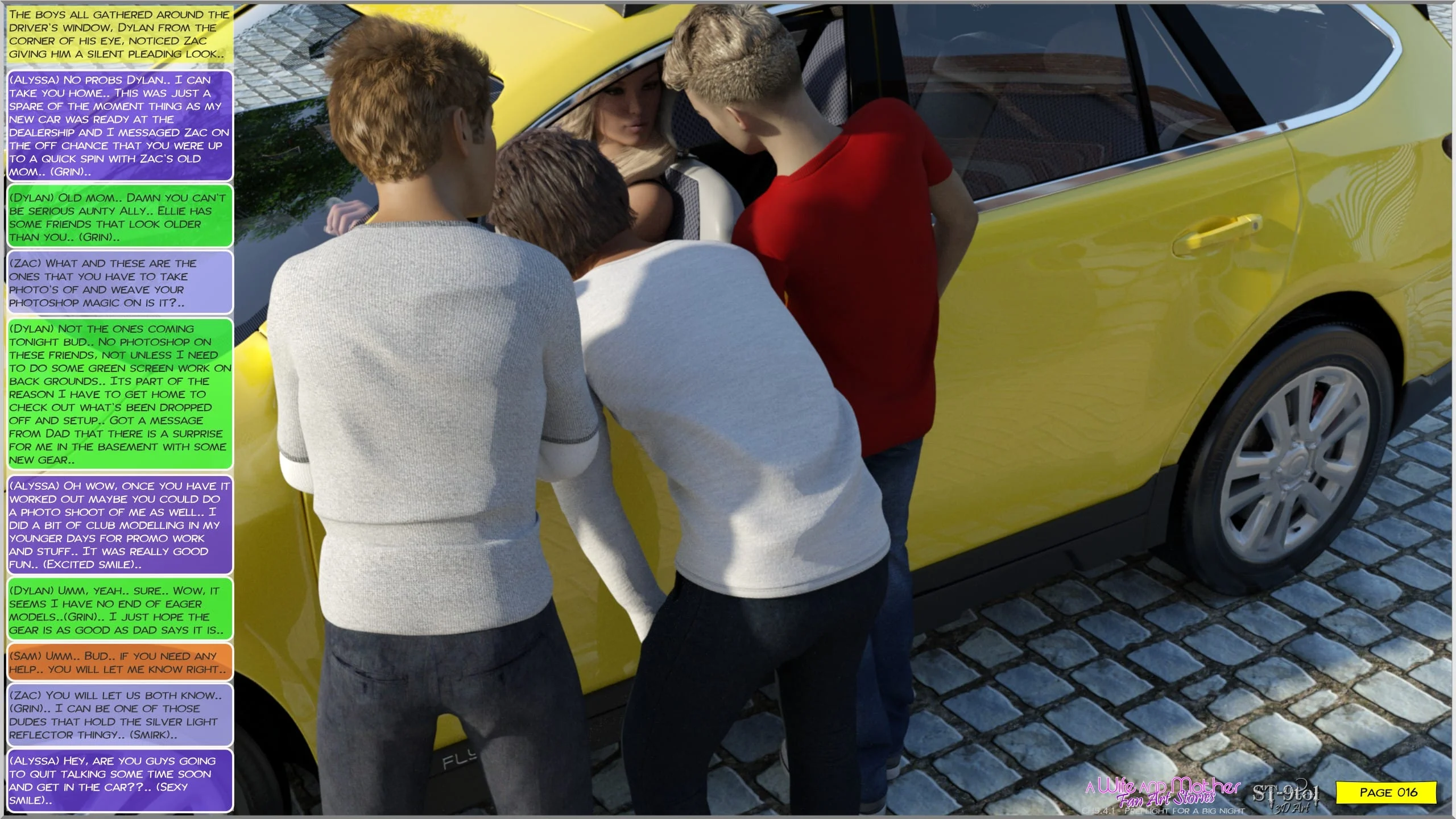 Fan Art Stories [ST-9Pol | ST9to1] - Chapter 5.4 — Page 16