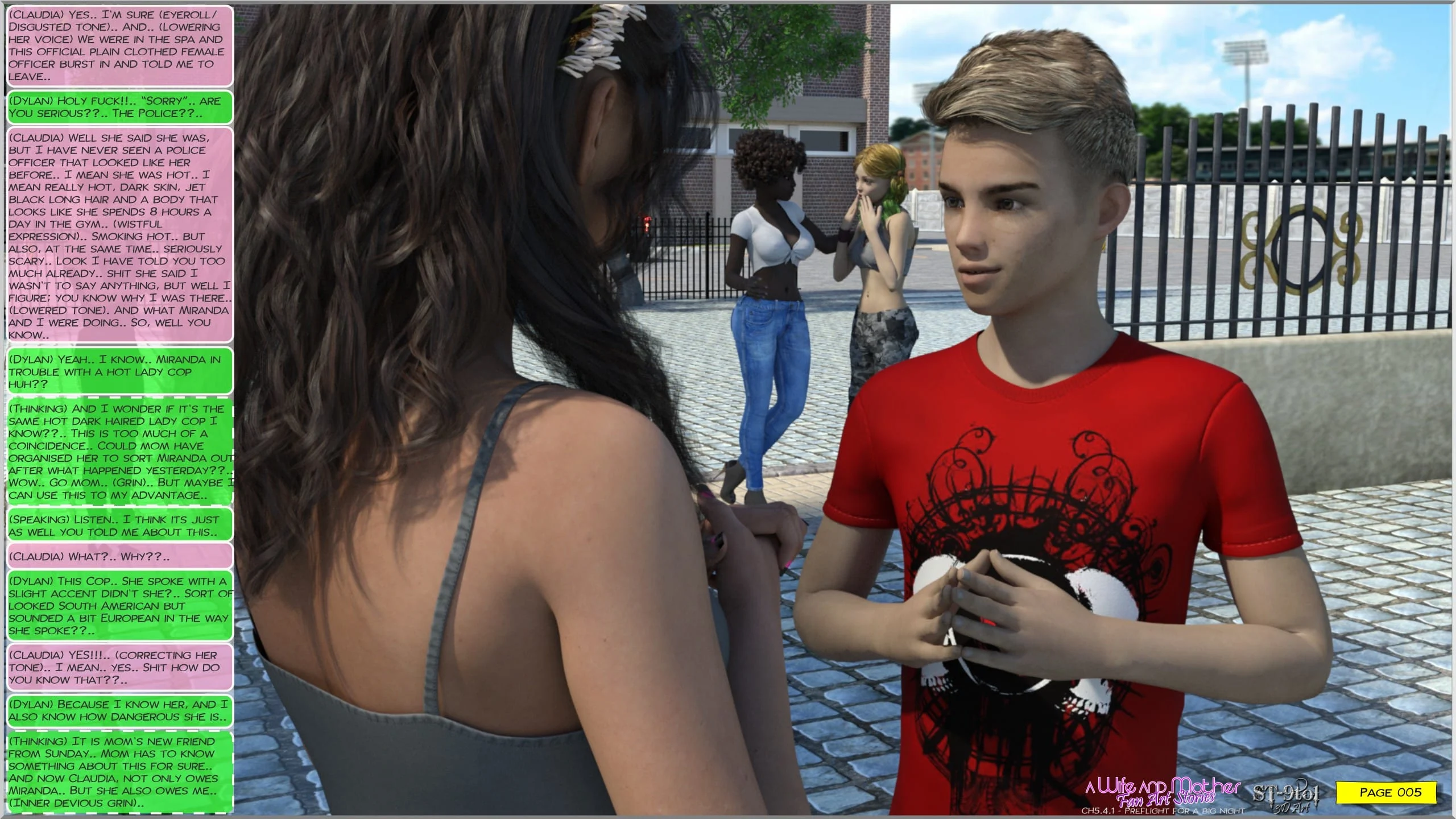 Fan Art Stories [ST-9Pol | ST9to1] - Chapter 5.4 — Page 5