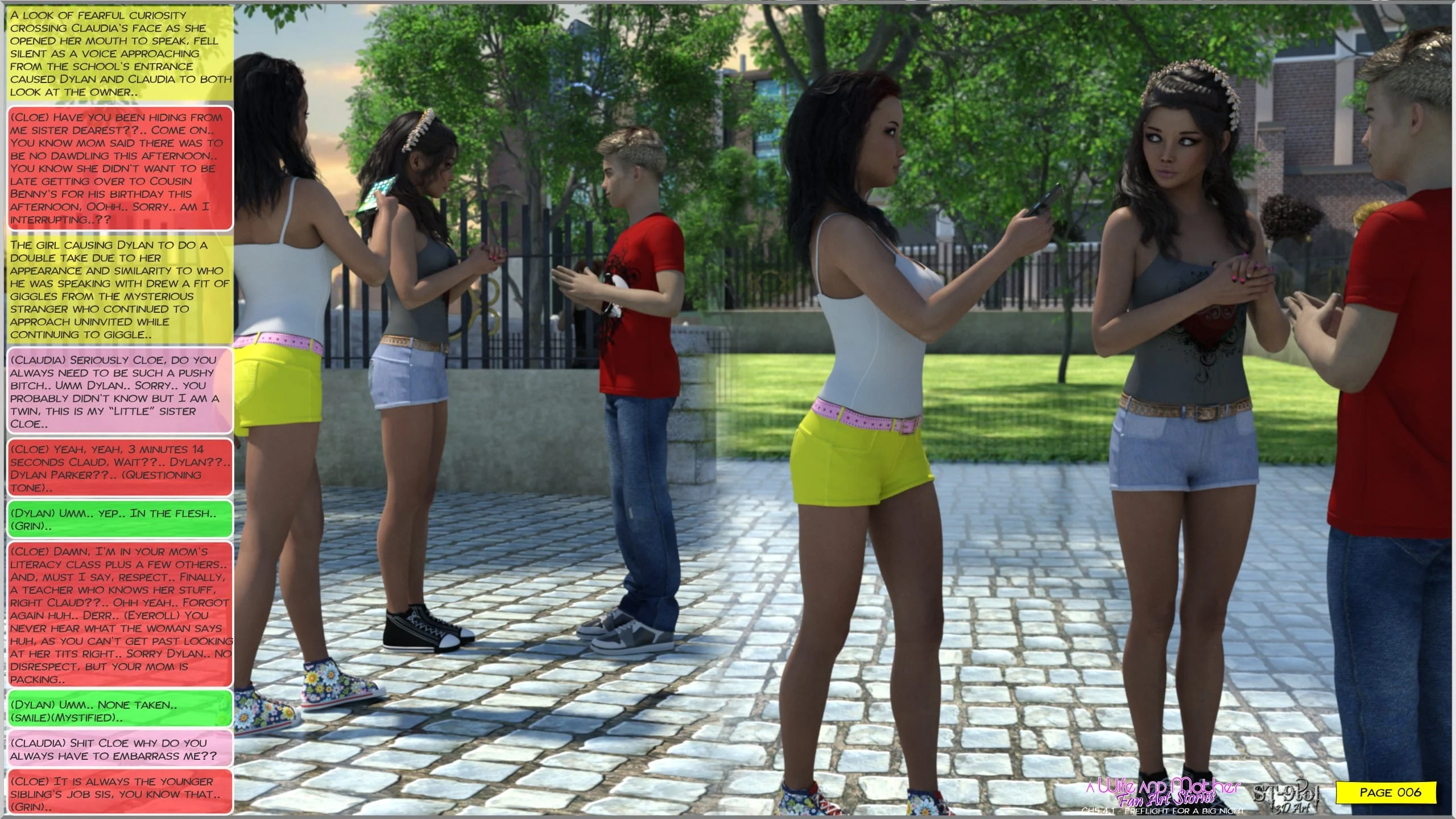 Fan Art Stories [ST-9Pol | ST9to1] - Chapter 5.4 — Page 6