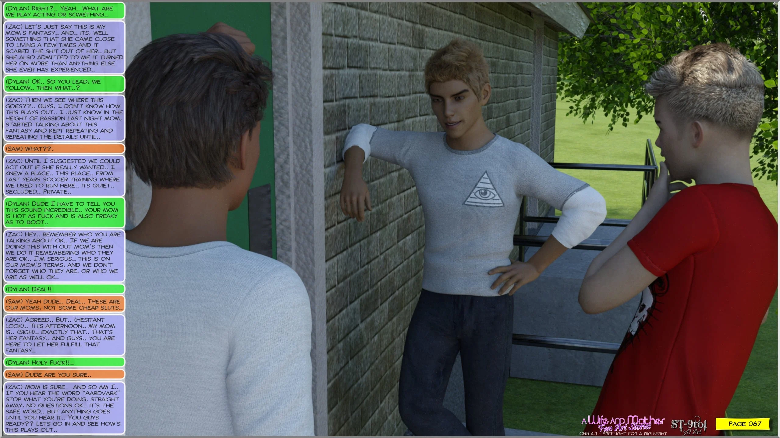 Fan Art Stories [ST-9Pol | ST9to1] - Chapter 5.4 — Page 67