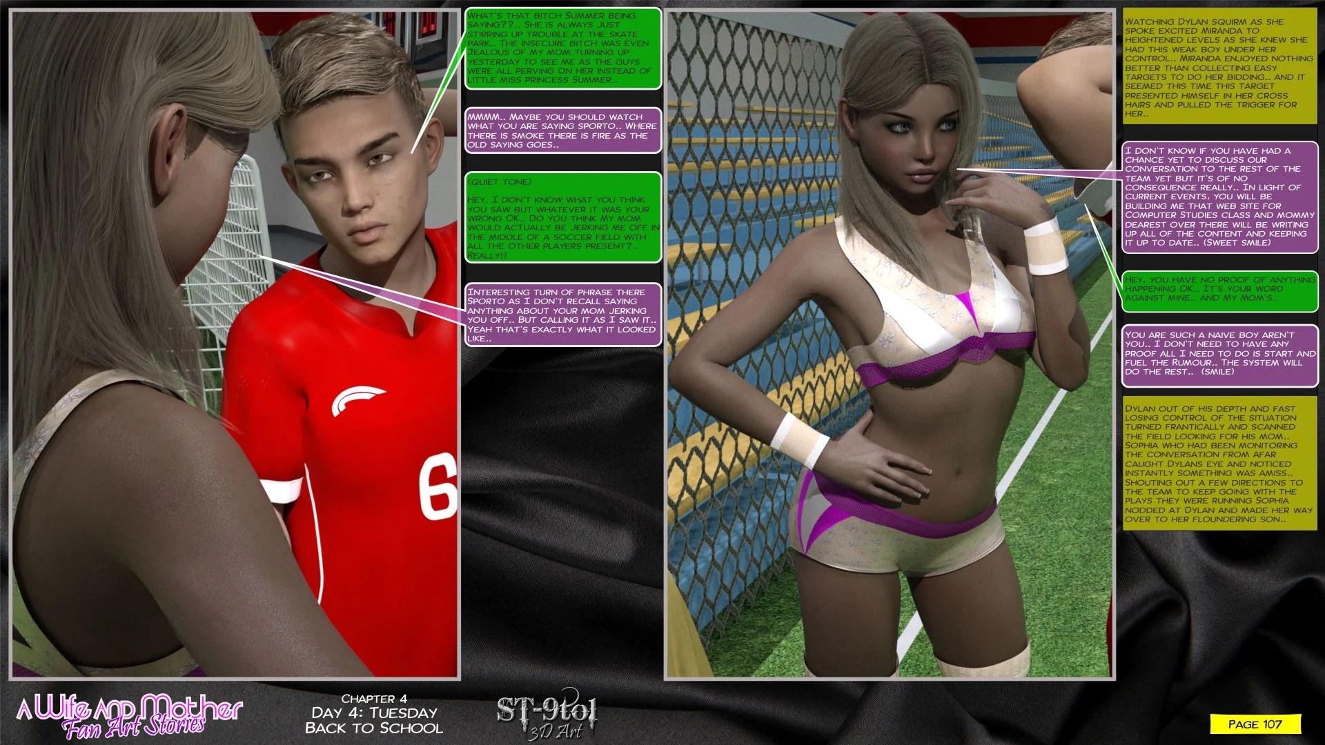 Fan Art Stories [ST-9Pol | ST9to1] - Chapter 4 — Page 107