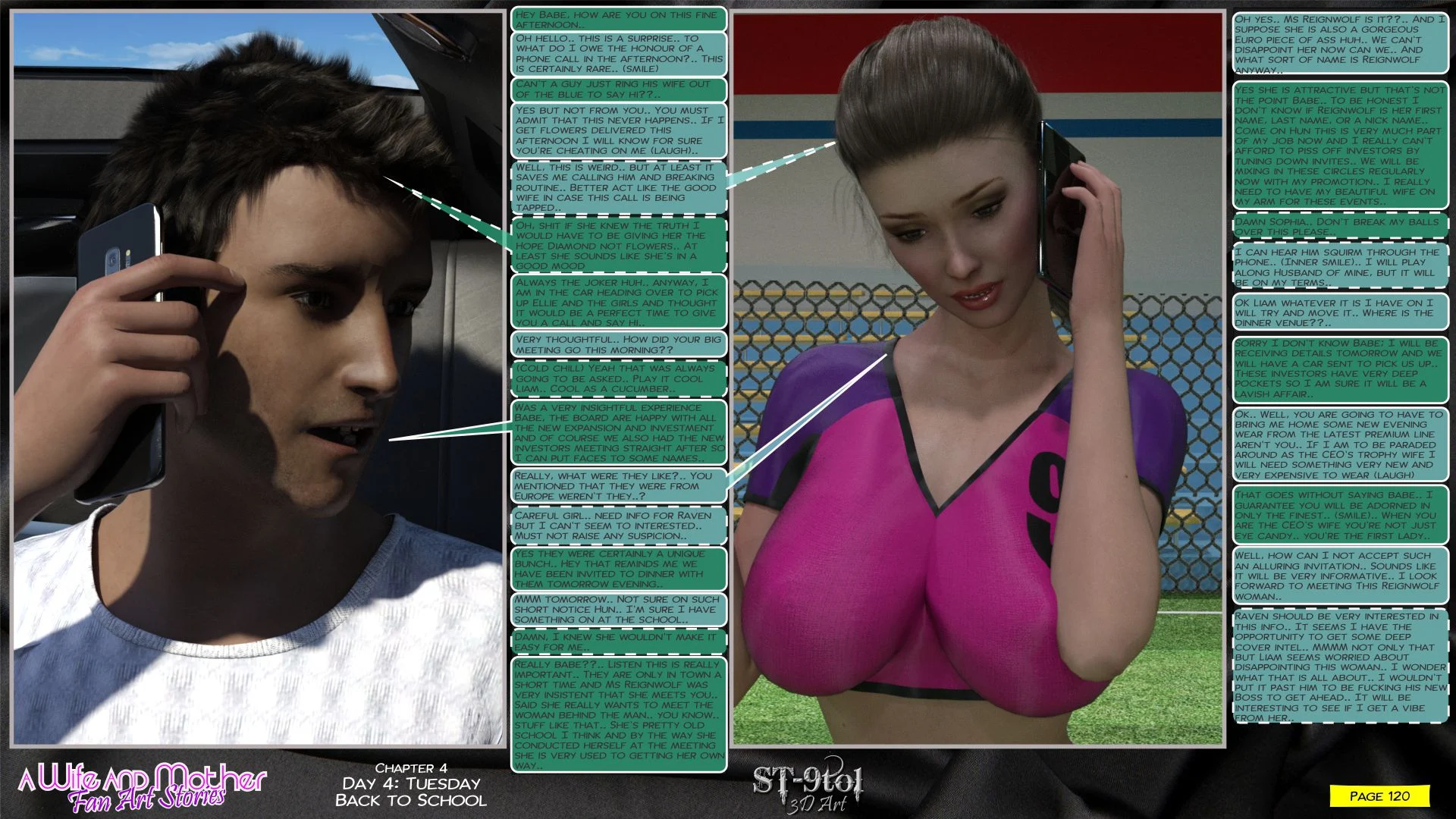 Fan Art Stories [ST-9Pol | ST9to1] - Chapter 4 — Page 120