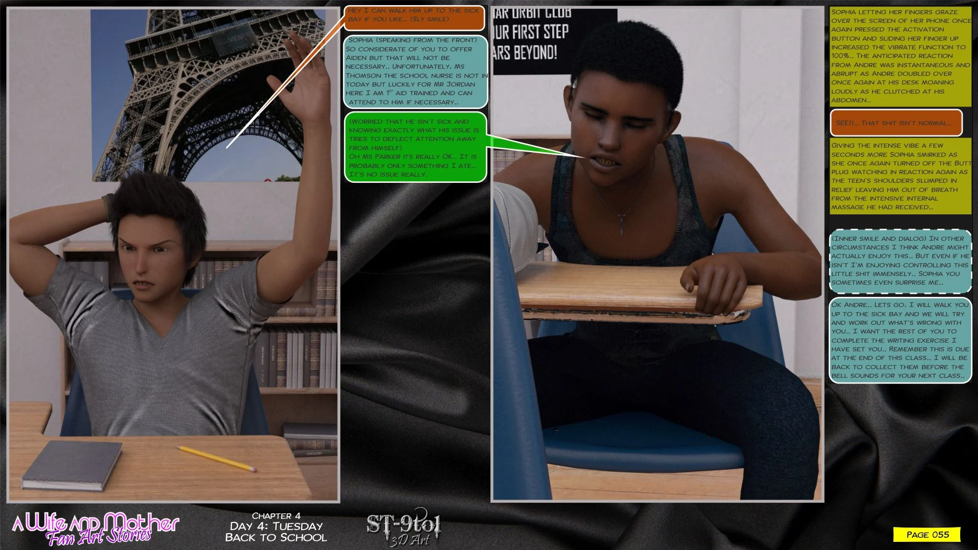 Fan Art Stories [ST-9Pol | ST9to1] - Chapter 4 — Page 55