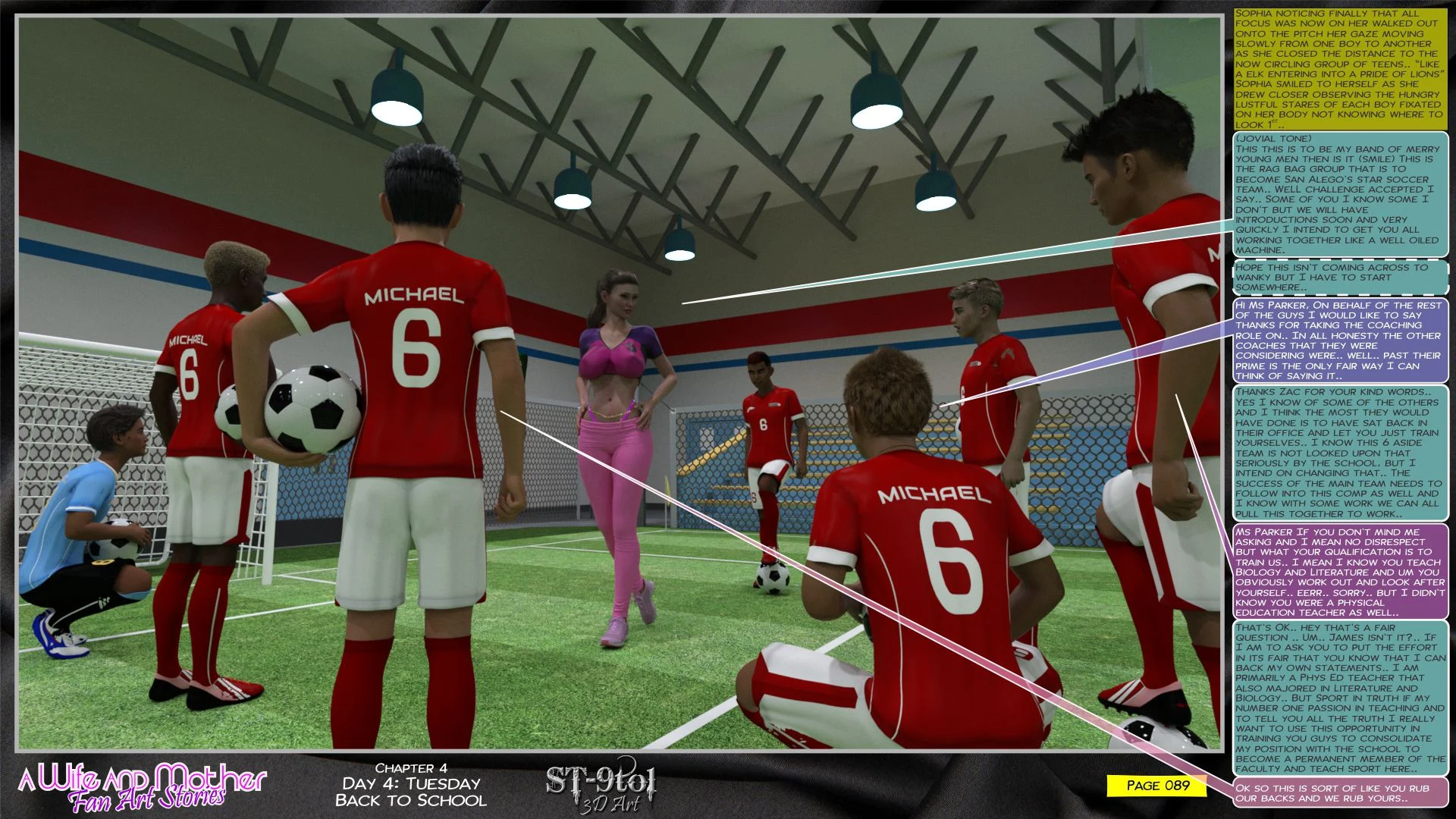 Fan Art Stories [ST-9Pol | ST9to1] - Chapter 4 — Page 89