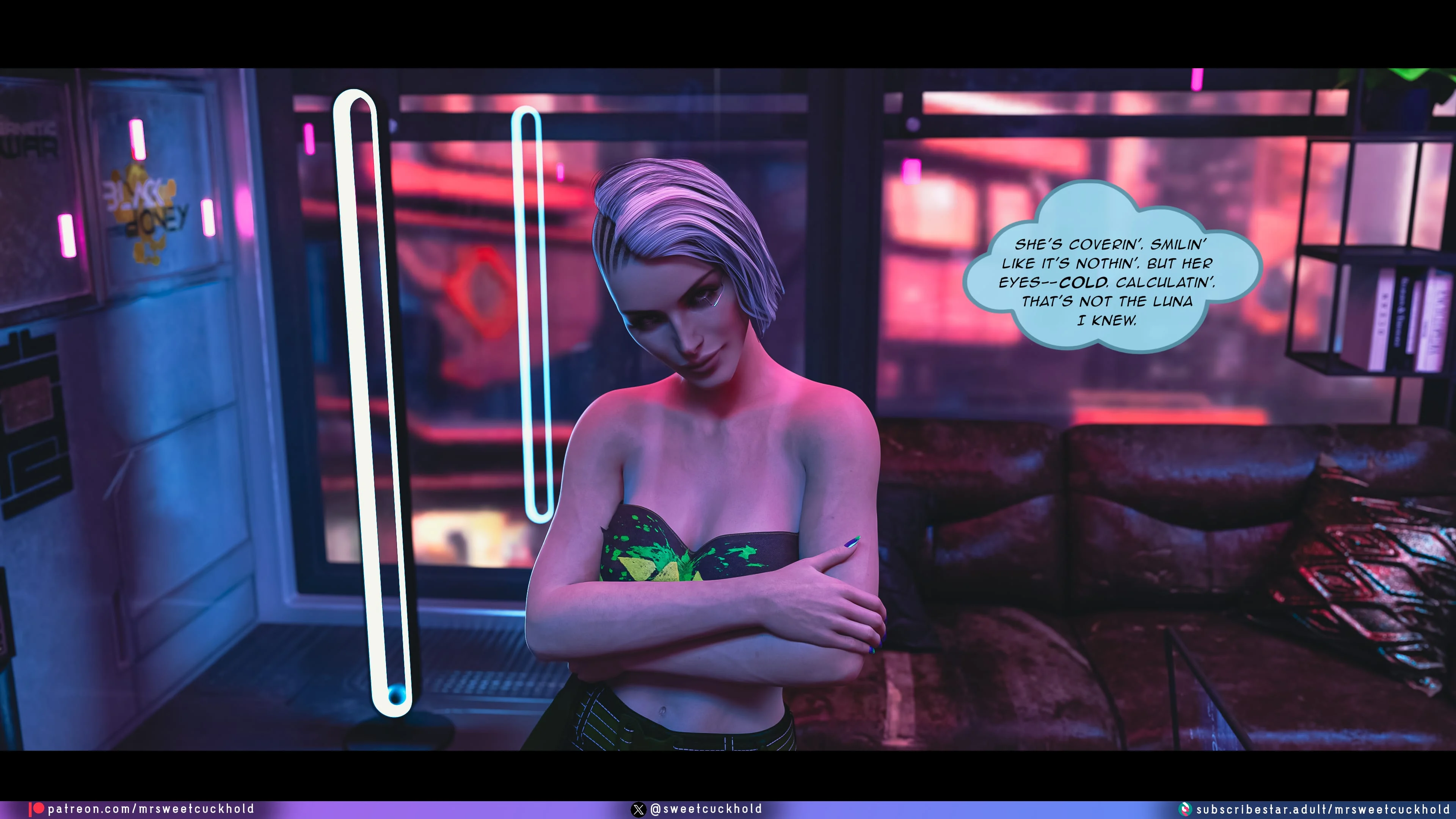 Street Corruption (Cyberpunk 2077) [Mr.SweetCuckhold] - Chapter 3 — Page 12