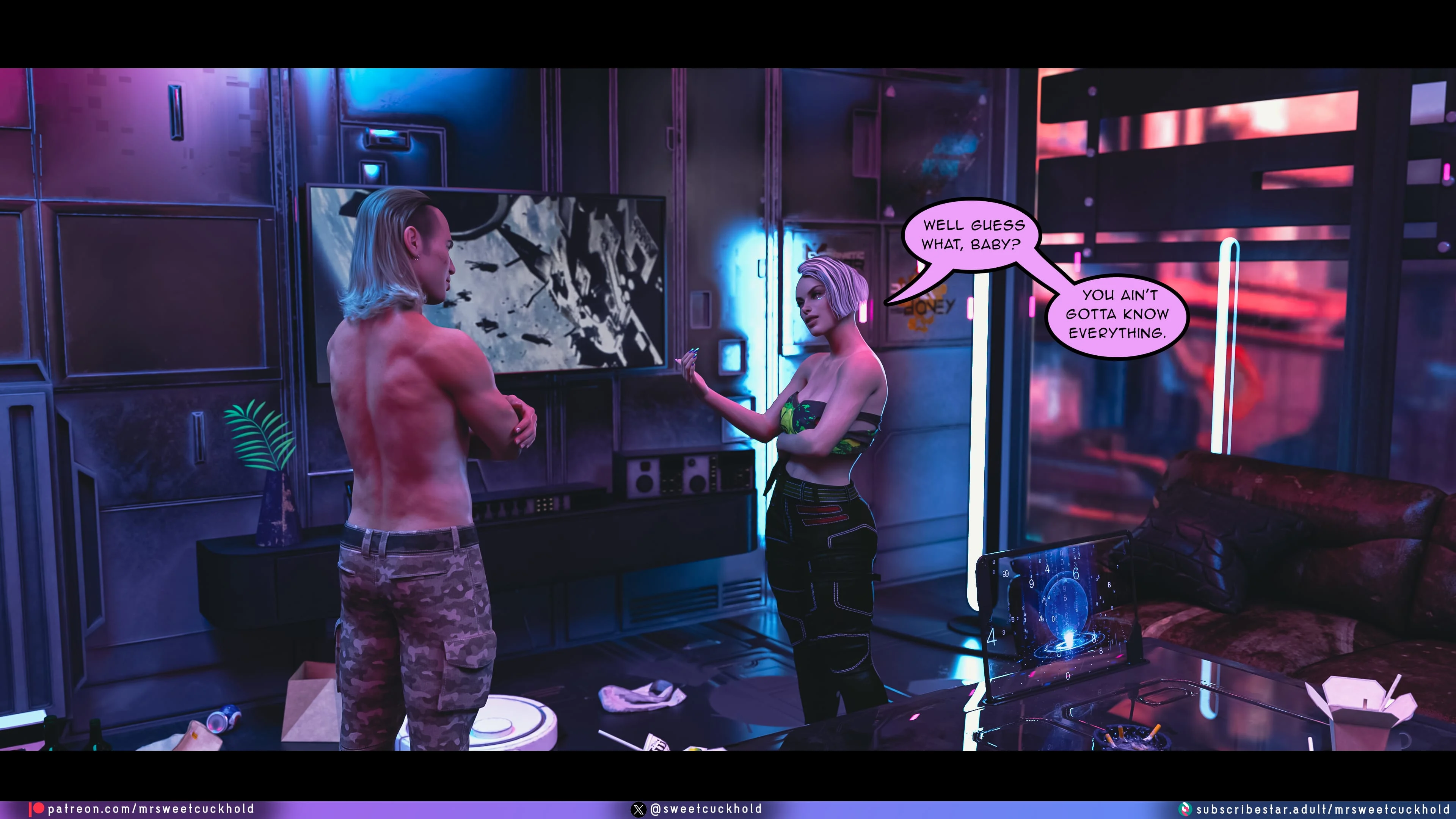 Street Corruption (Cyberpunk 2077) [Mr.SweetCuckhold] - Chapter 3 — Page 14