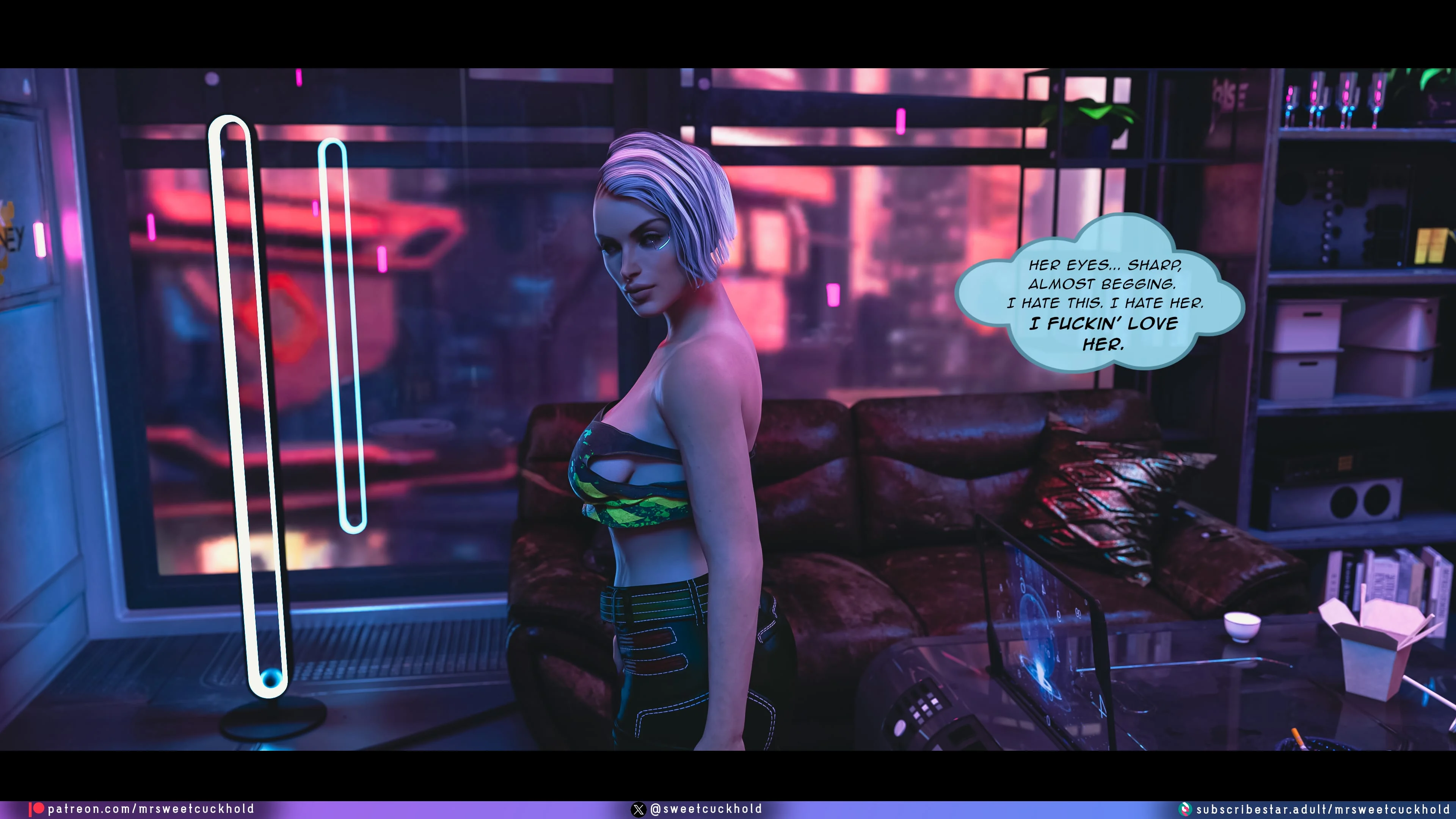 Street Corruption (Cyberpunk 2077) [Mr.SweetCuckhold] - Chapter 3 — Page 20