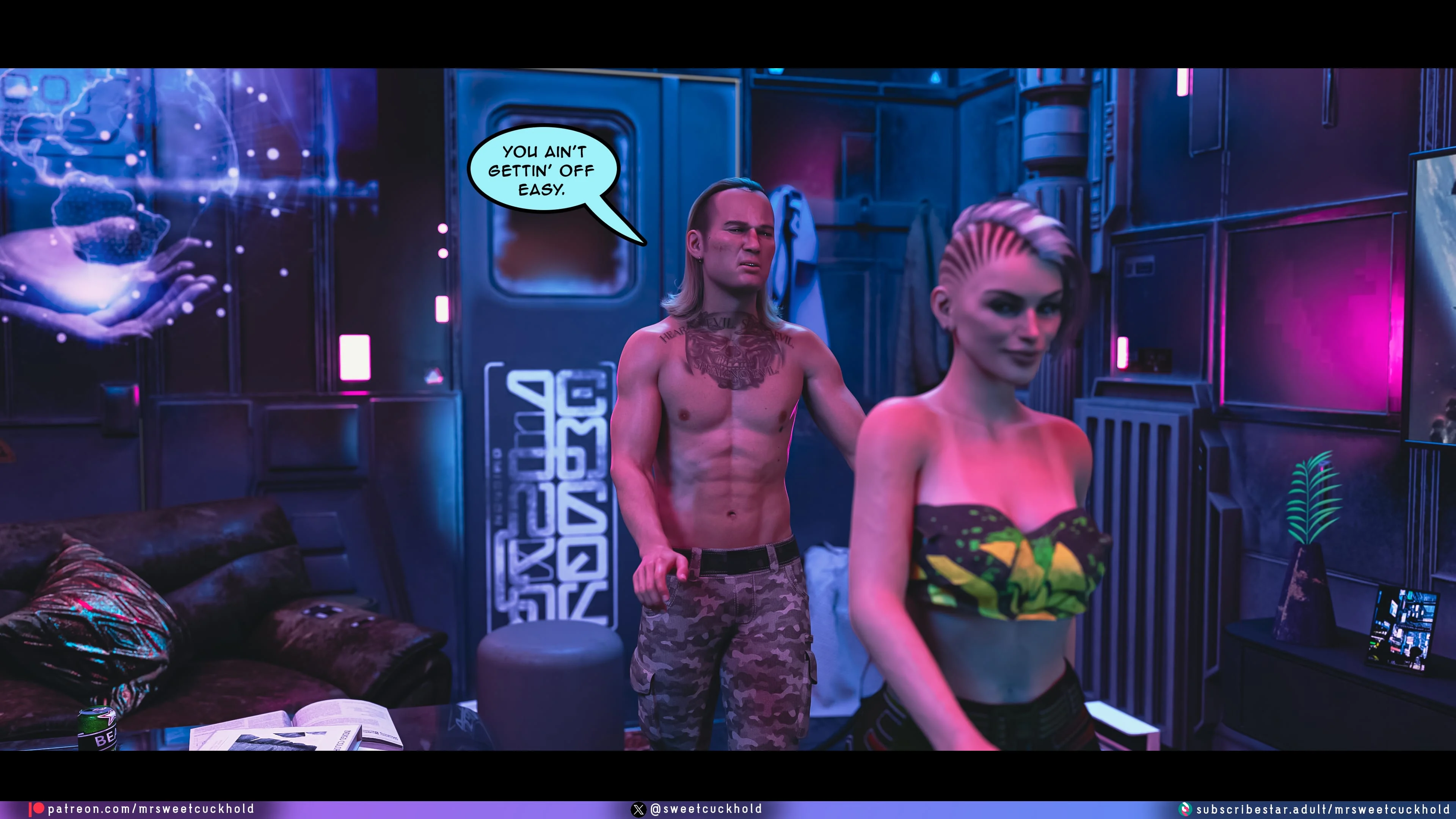 Street Corruption (Cyberpunk 2077) [Mr.SweetCuckhold] - Chapter 3 — Page 21