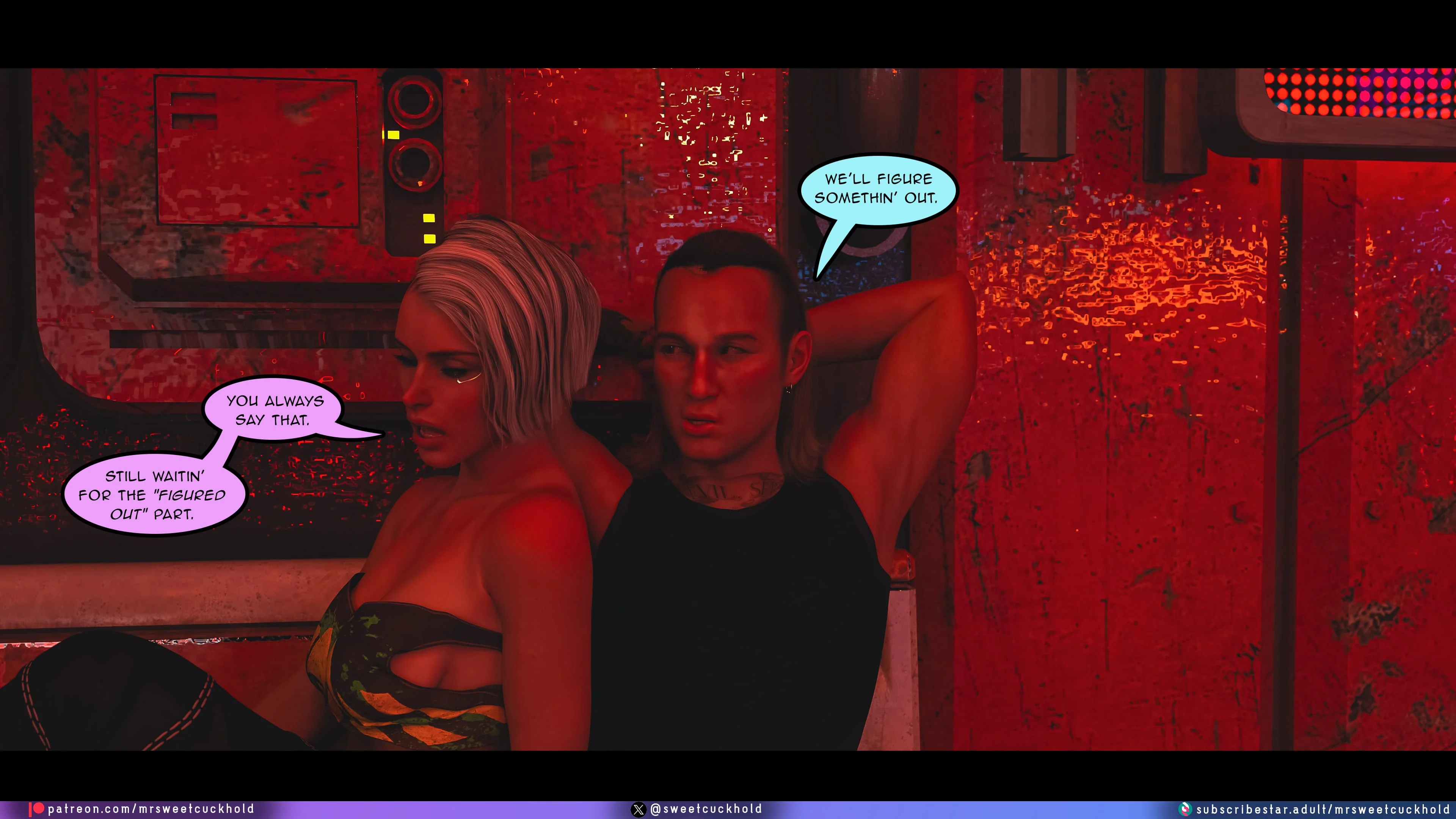 Street Corruption (Cyberpunk 2077) [Mr.SweetCuckhold] - Chapter 3 — Page 34