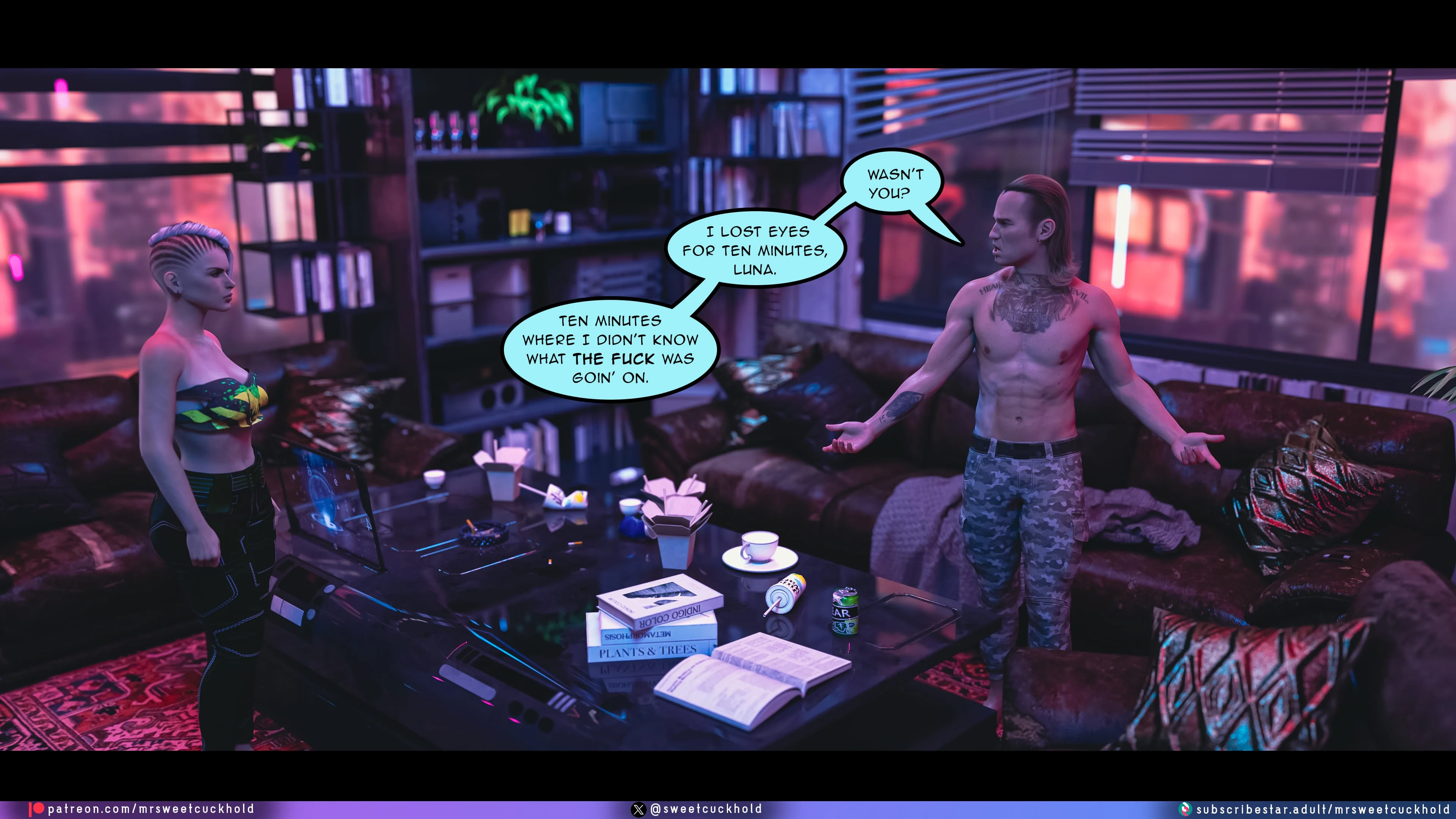 Street Corruption (Cyberpunk 2077) [Mr.SweetCuckhold] - Chapter 3 — Page 4