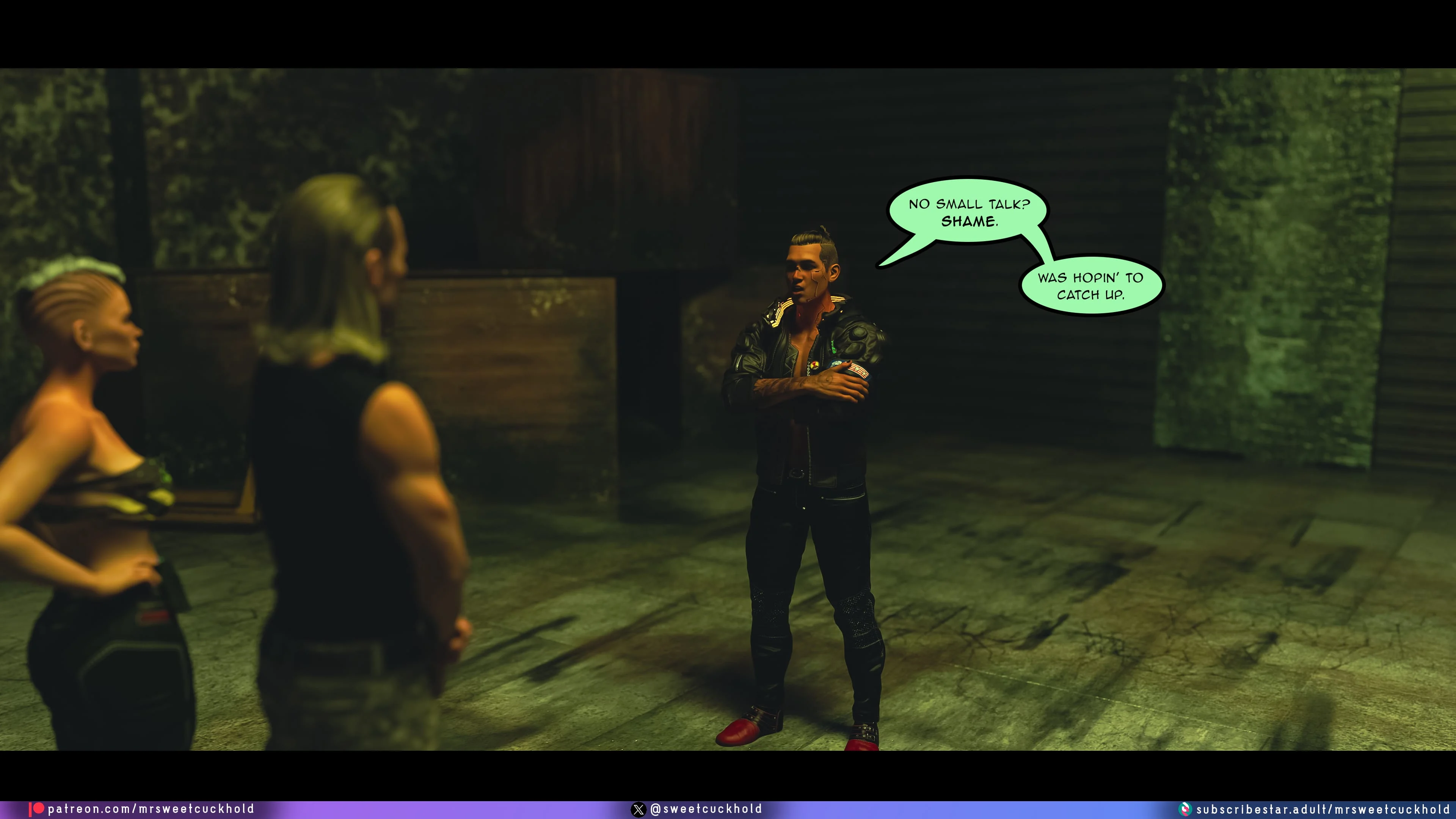 Street Corruption (Cyberpunk 2077) [Mr.SweetCuckhold] - Chapter 3 — Page 46