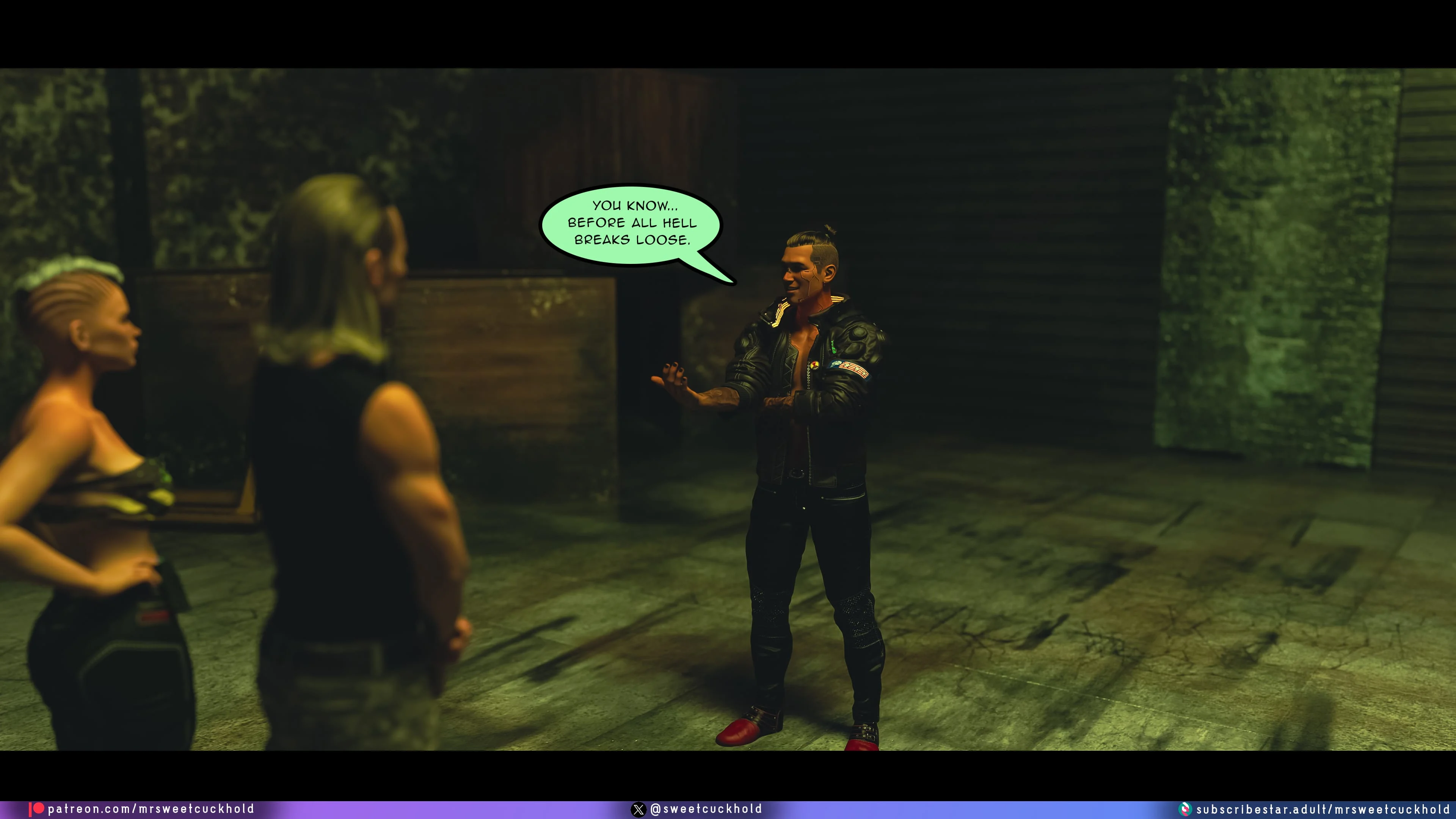 Street Corruption (Cyberpunk 2077) [Mr.SweetCuckhold] - Chapter 3 — Page 47