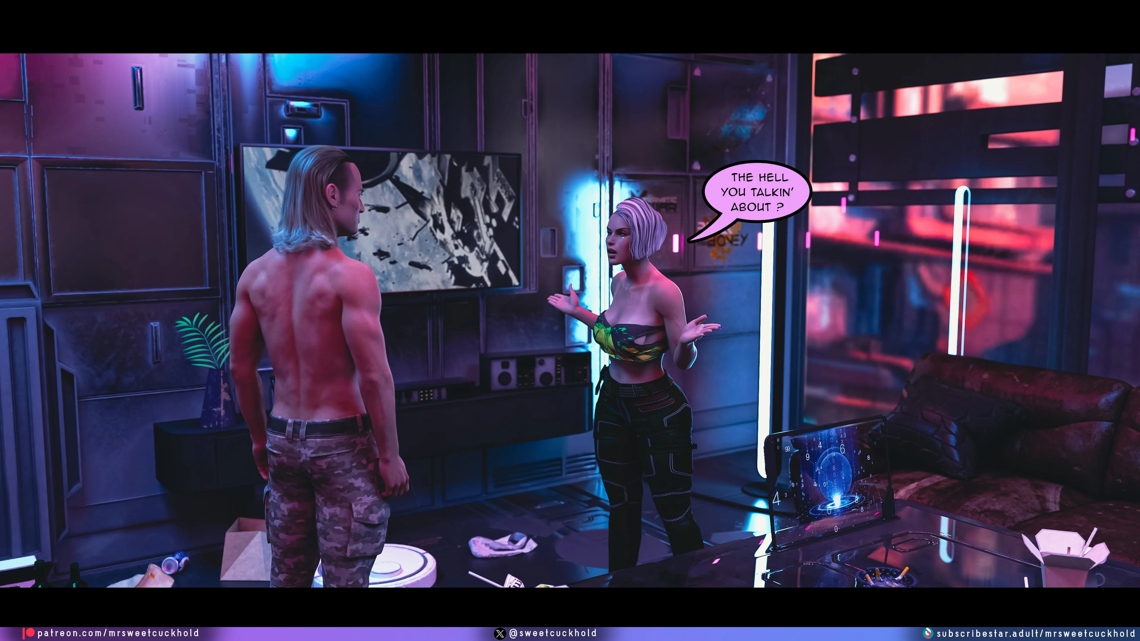 Street Corruption (Cyberpunk 2077) [Mr.SweetCuckhold] - Chapter 3 — Page 8