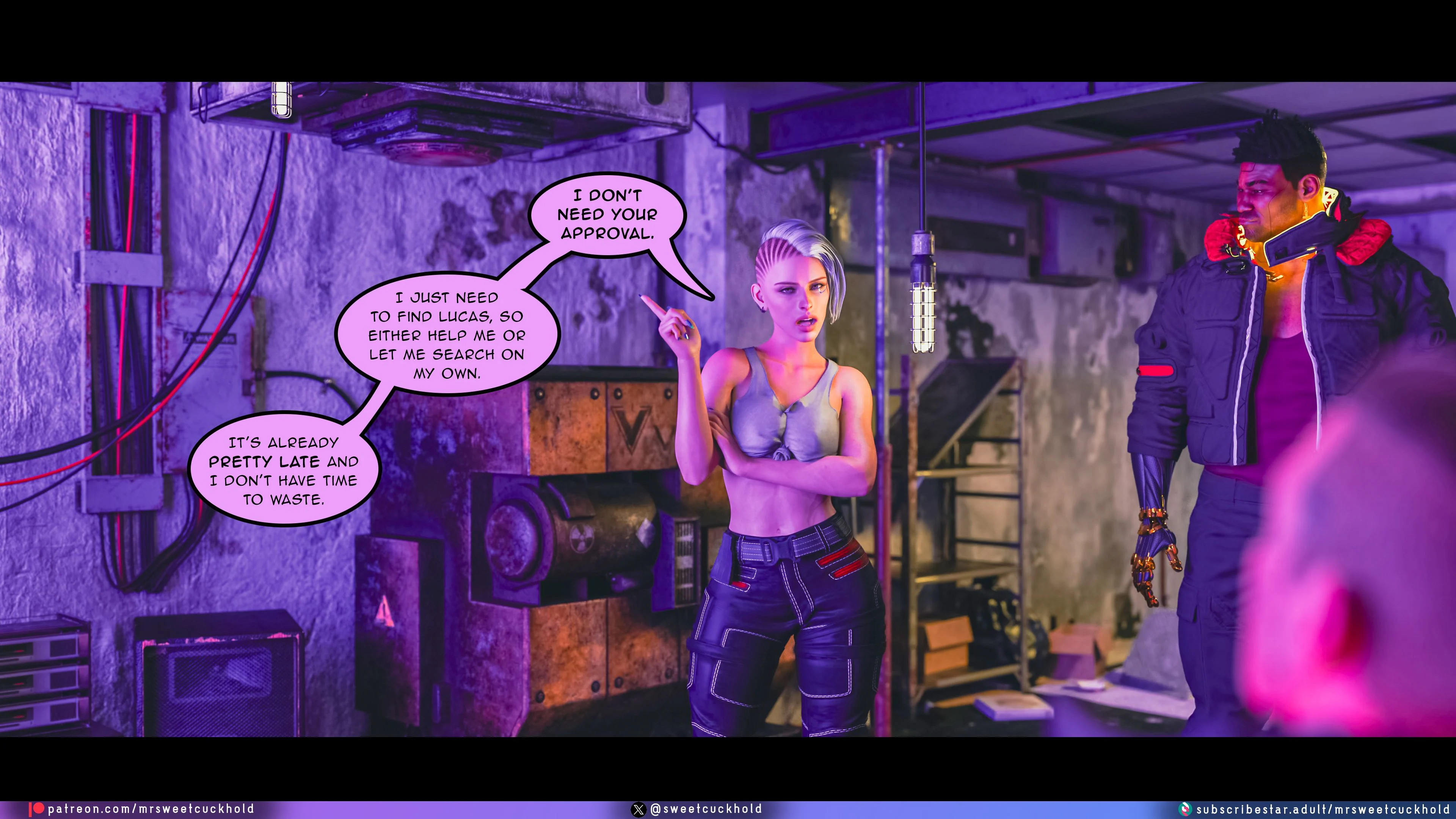 Street Corruption (Cyberpunk 2077) [Mr.SweetCuckhold] - Chapter 1 — Page 100