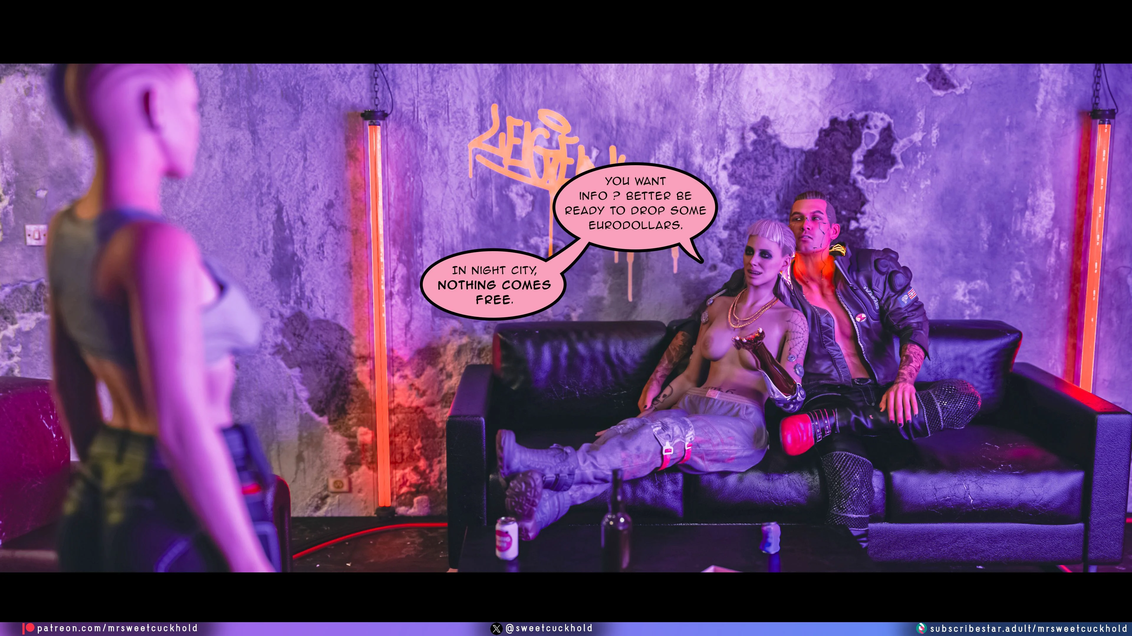 Street Corruption (Cyberpunk 2077) [Mr.SweetCuckhold] - Chapter 1 — Page 101